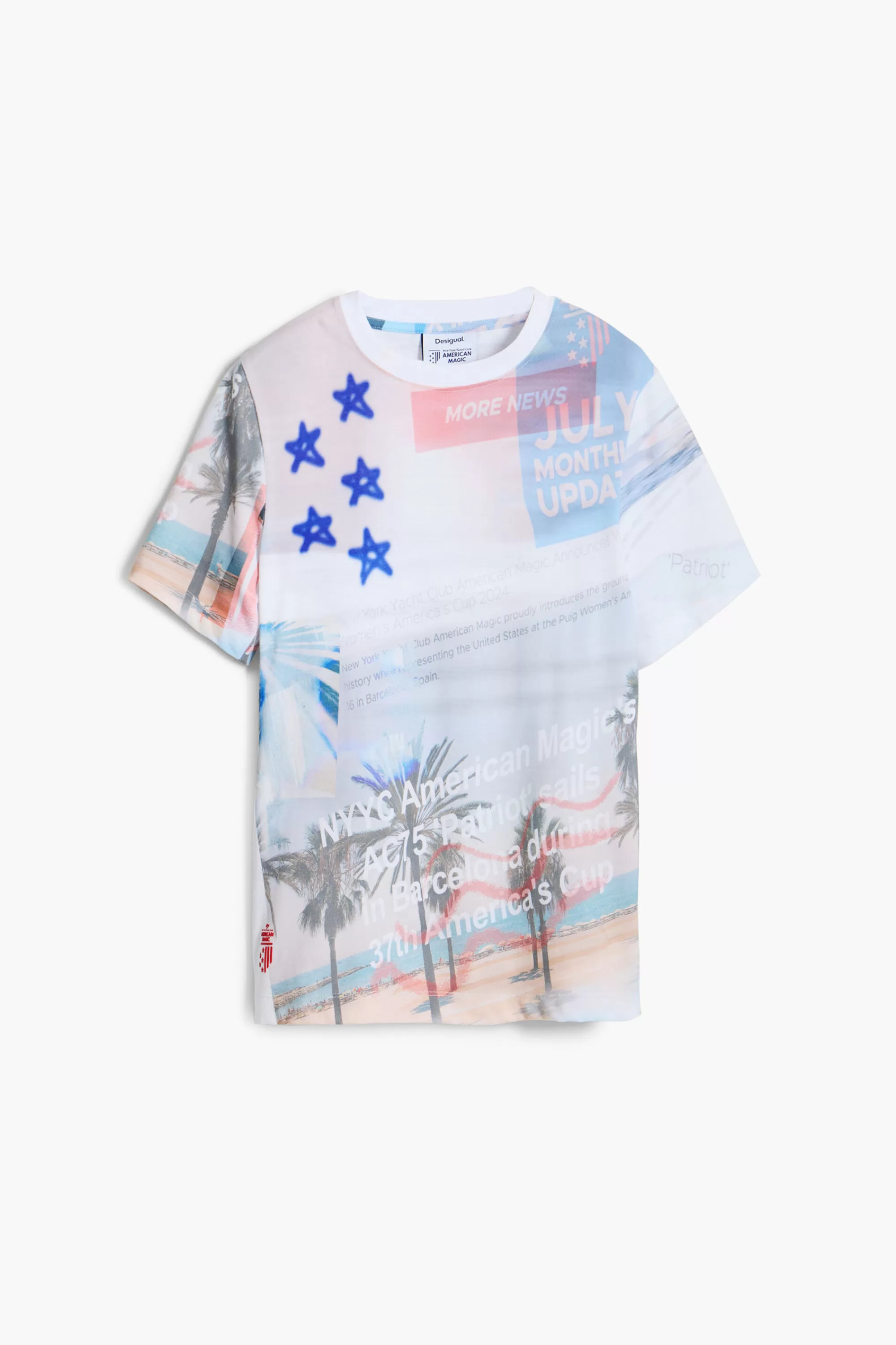 Desigual Shirts And Blouses | T-shirts>American Magic printed T-shirt