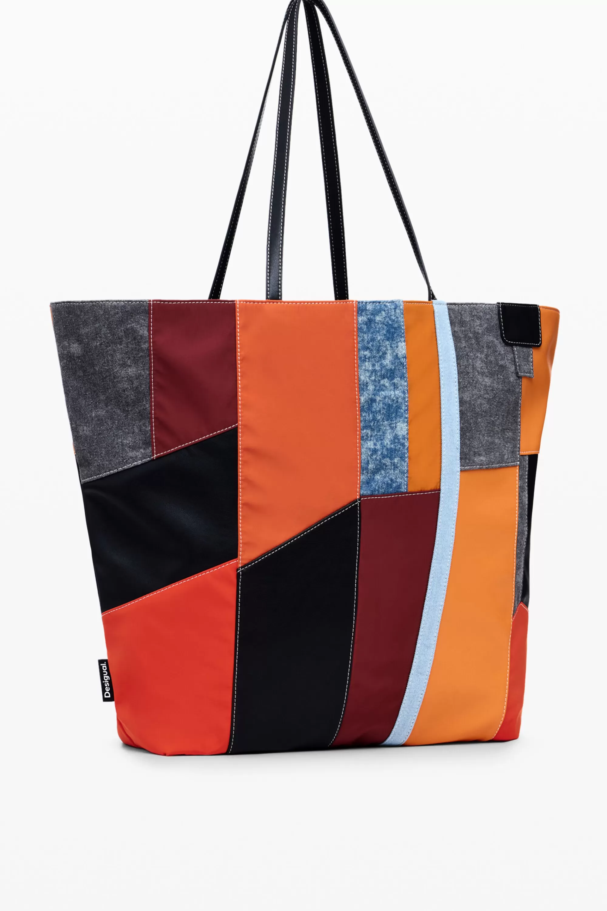 Desigual Bags | Tote Bags>Arty patch bag with large handles