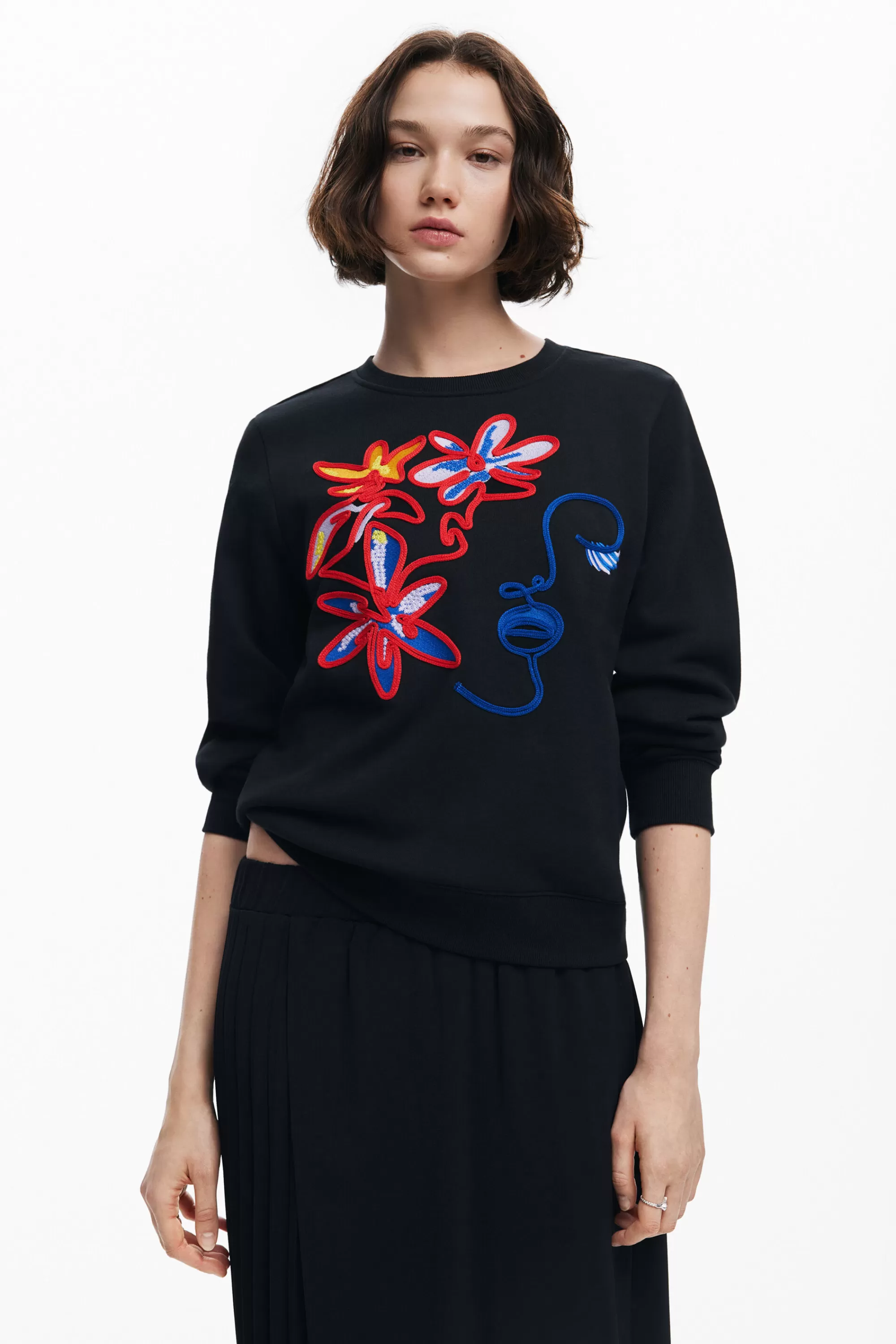 Desigual Sweaters | Sweatshirts>Arty print sweatshirt