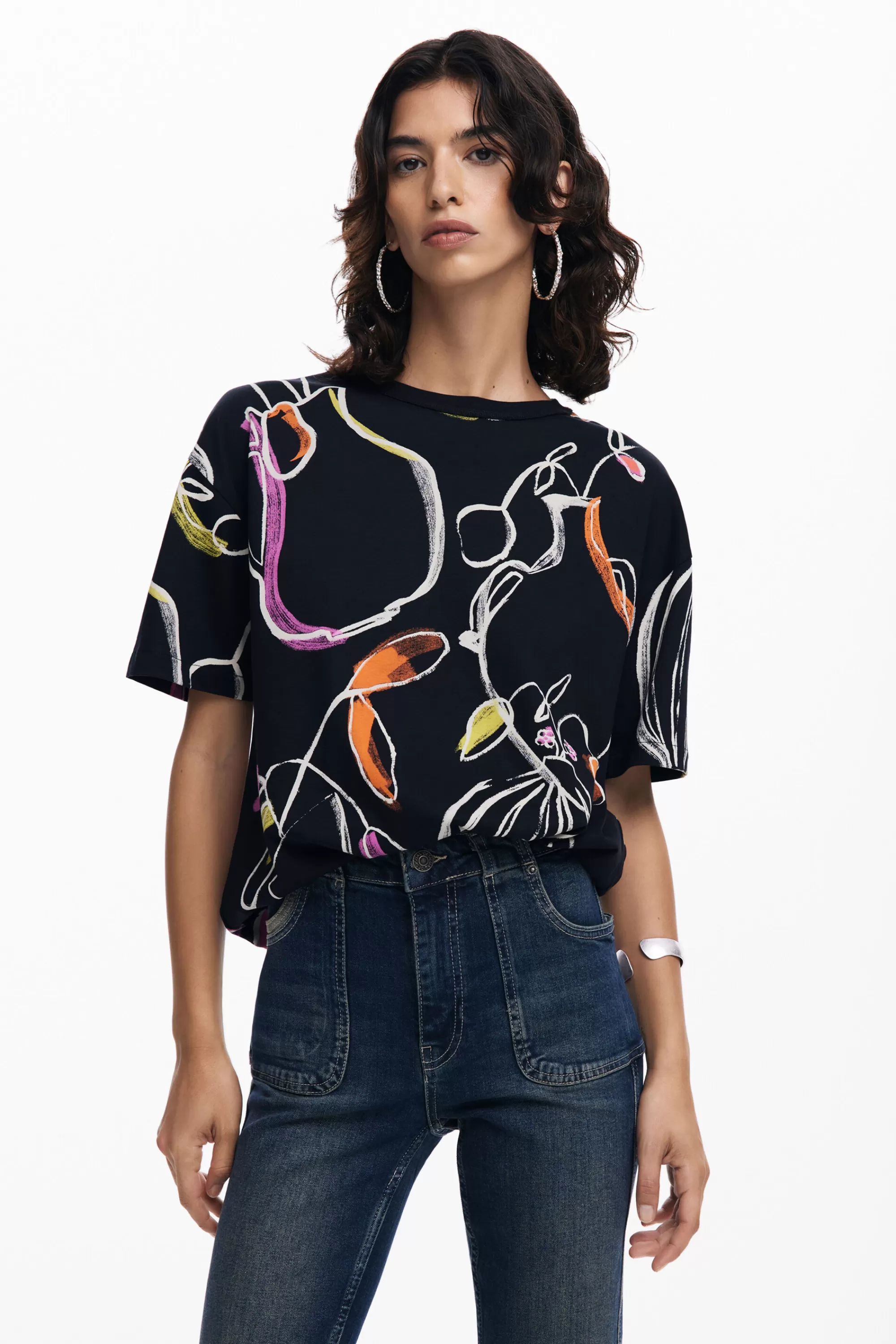 Desigual Shirts And Blouses | T-shirts>Arty T-shirt