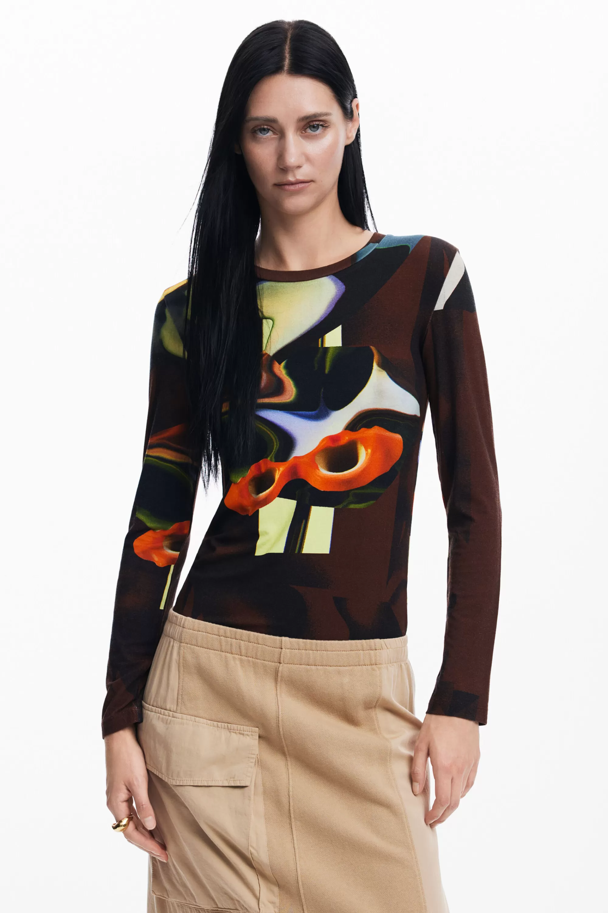 Desigual Shirts And Blouses | T-shirts>Arty T-shirt