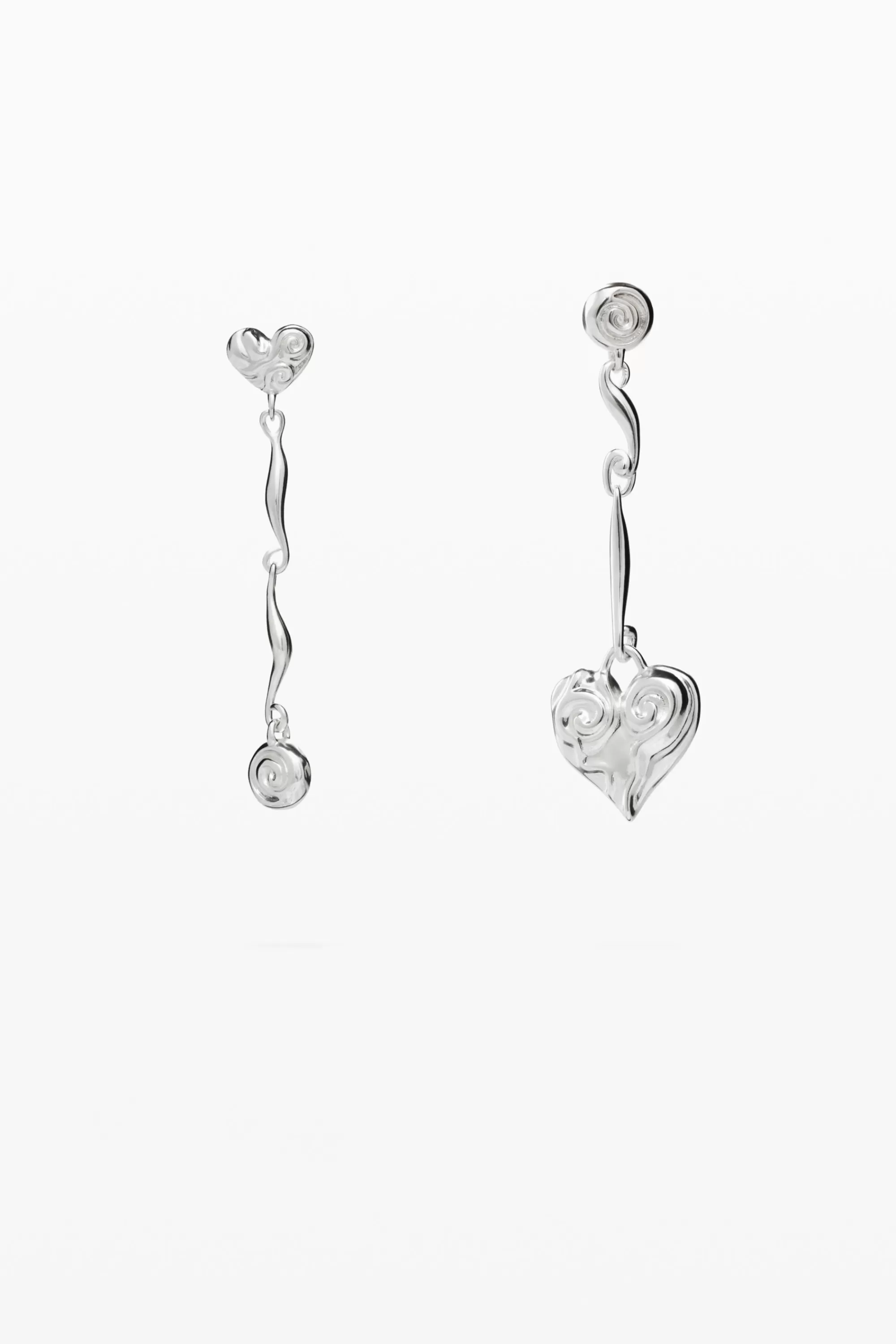 Desigual Jewelry>Asymmetric silver-plated Zalio earrings