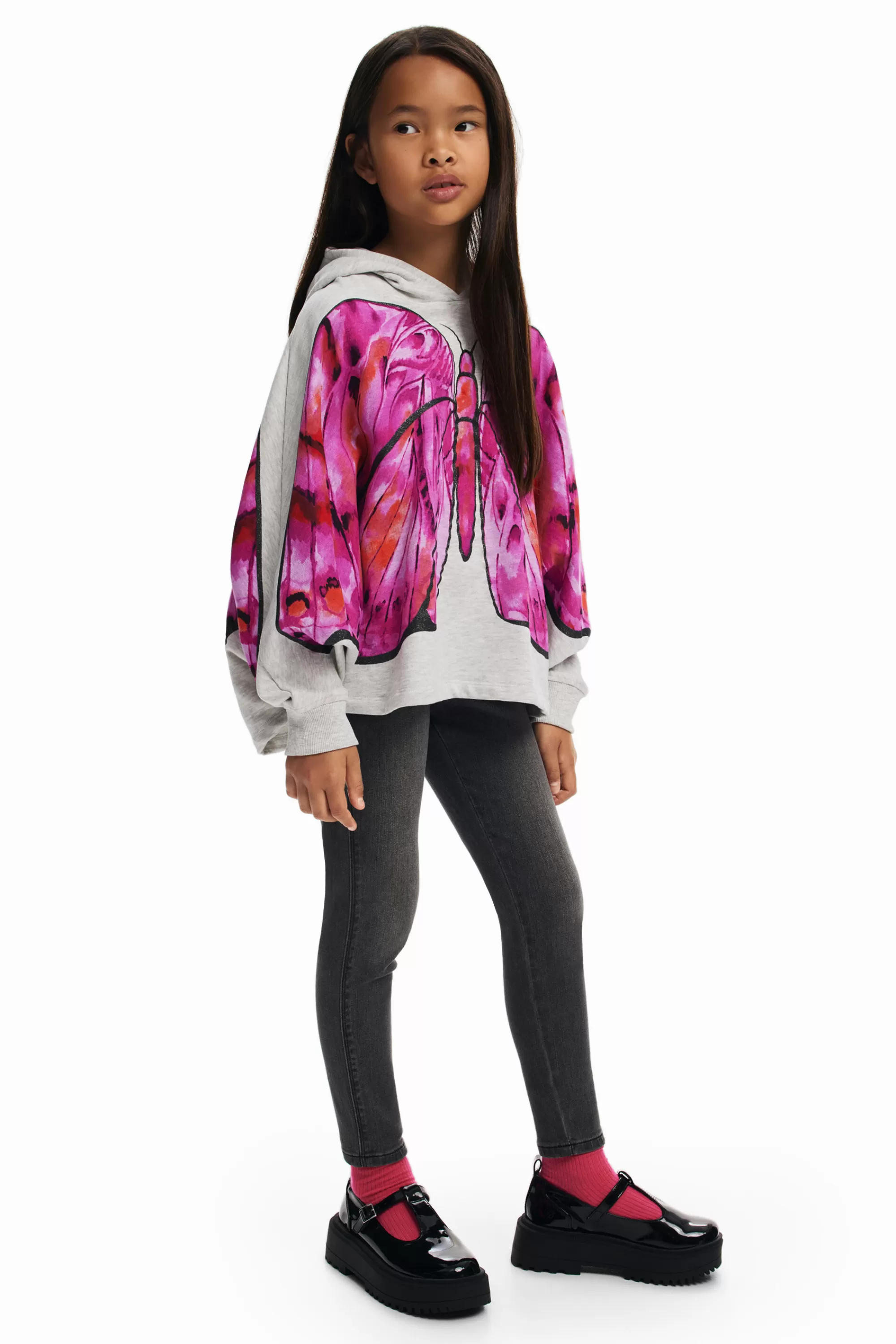 Desigual Jumpers And Sweatshirts>Butterfly cape sweatshirt