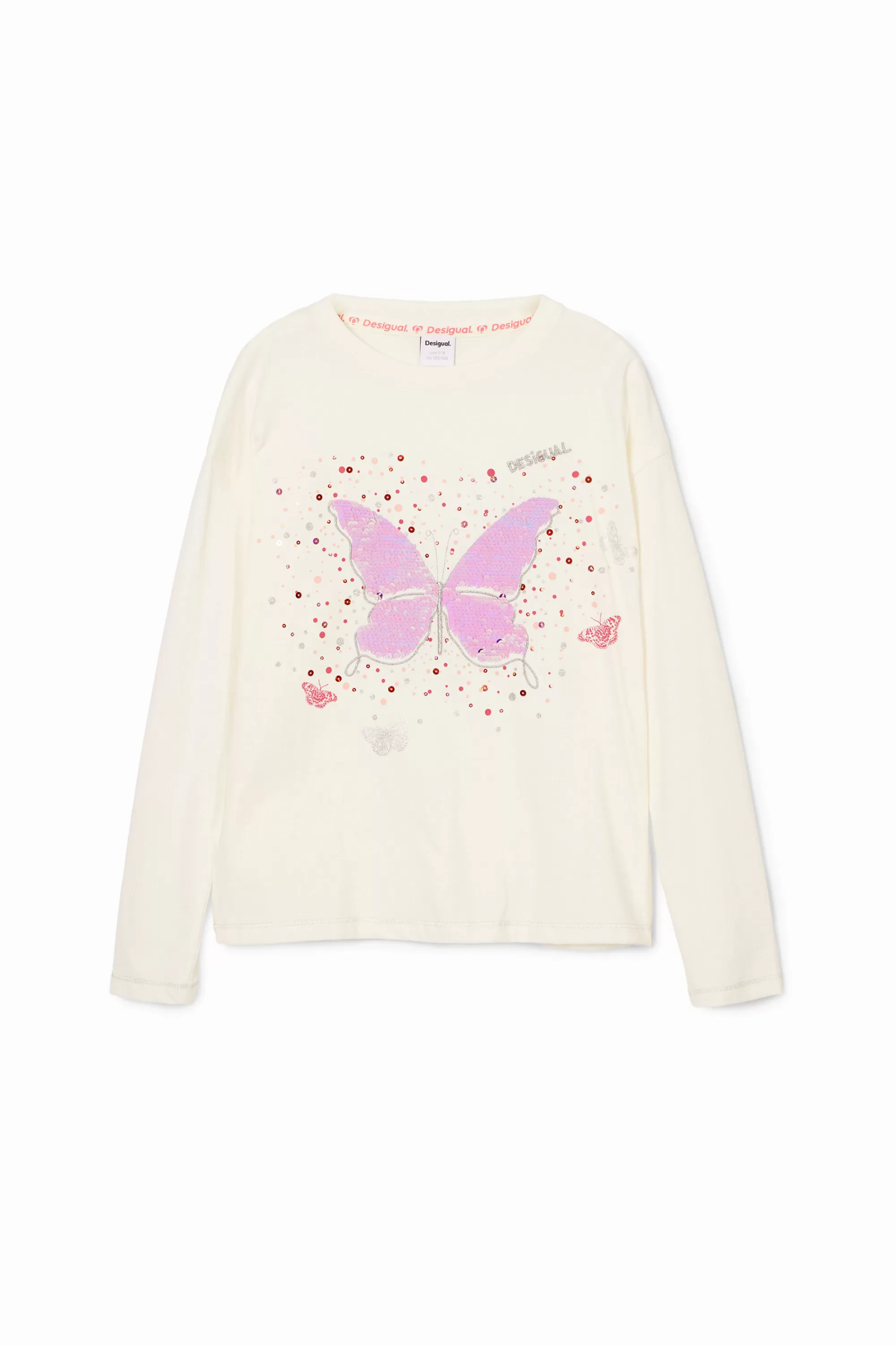 Desigual T-shirts And Shirts>Butterfly print T-shirt