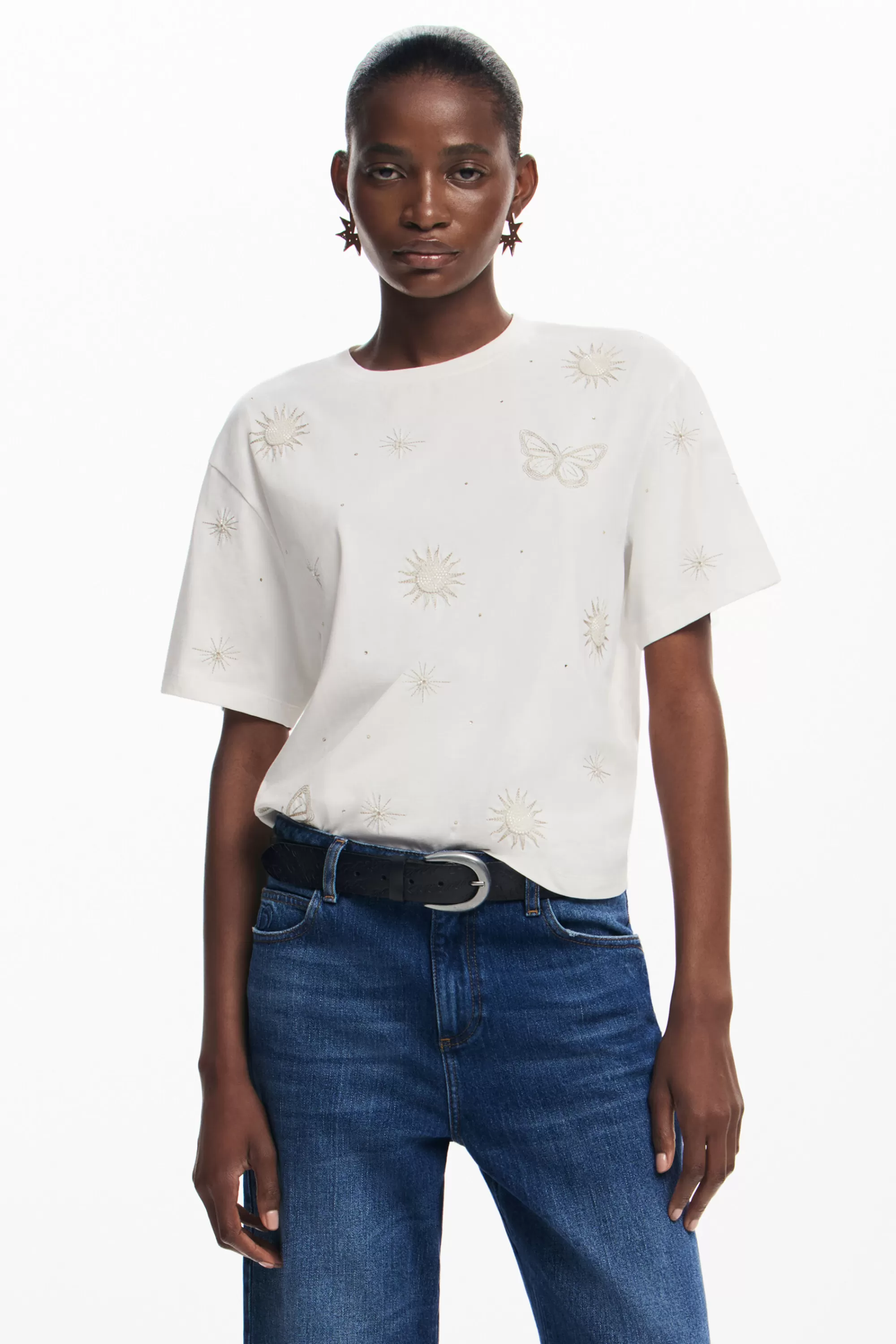 Desigual Shirts And Blouses | T-shirts>Butterfly T-shirt