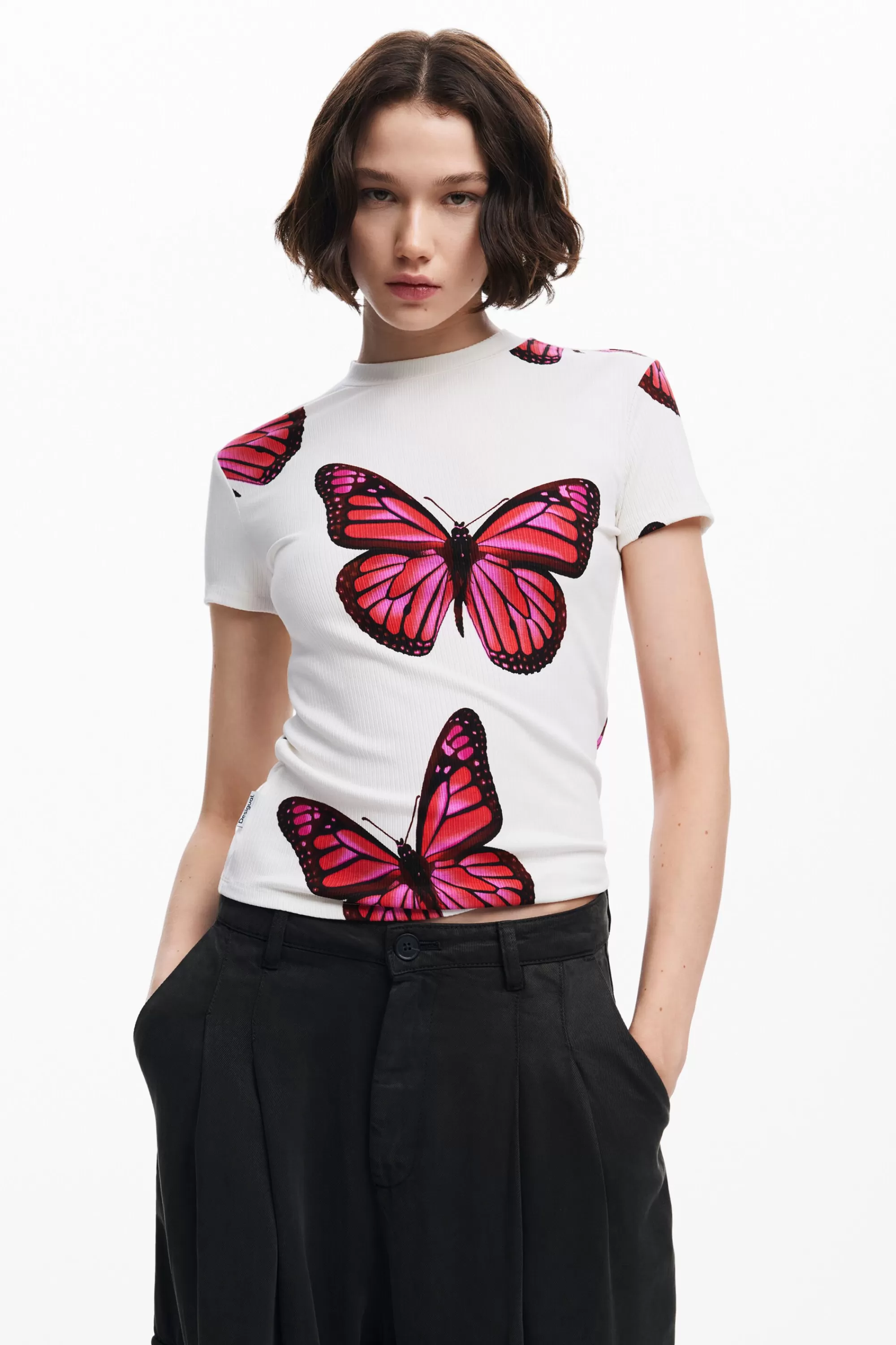 Desigual Knitwear | Shirts And Blouses>Butterfly T-shirt