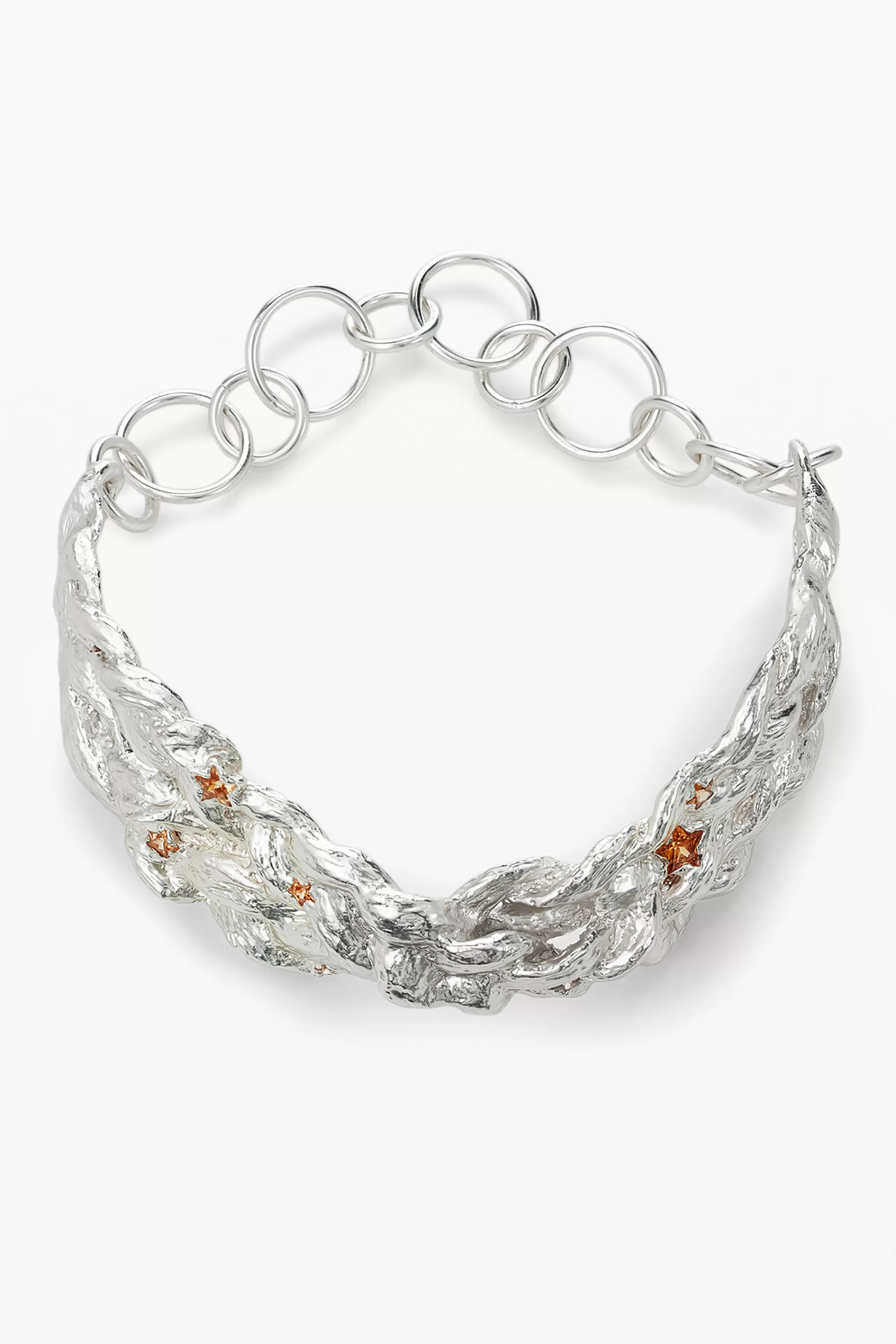 Desigual Jewelry>Chrome textured Zalio choker