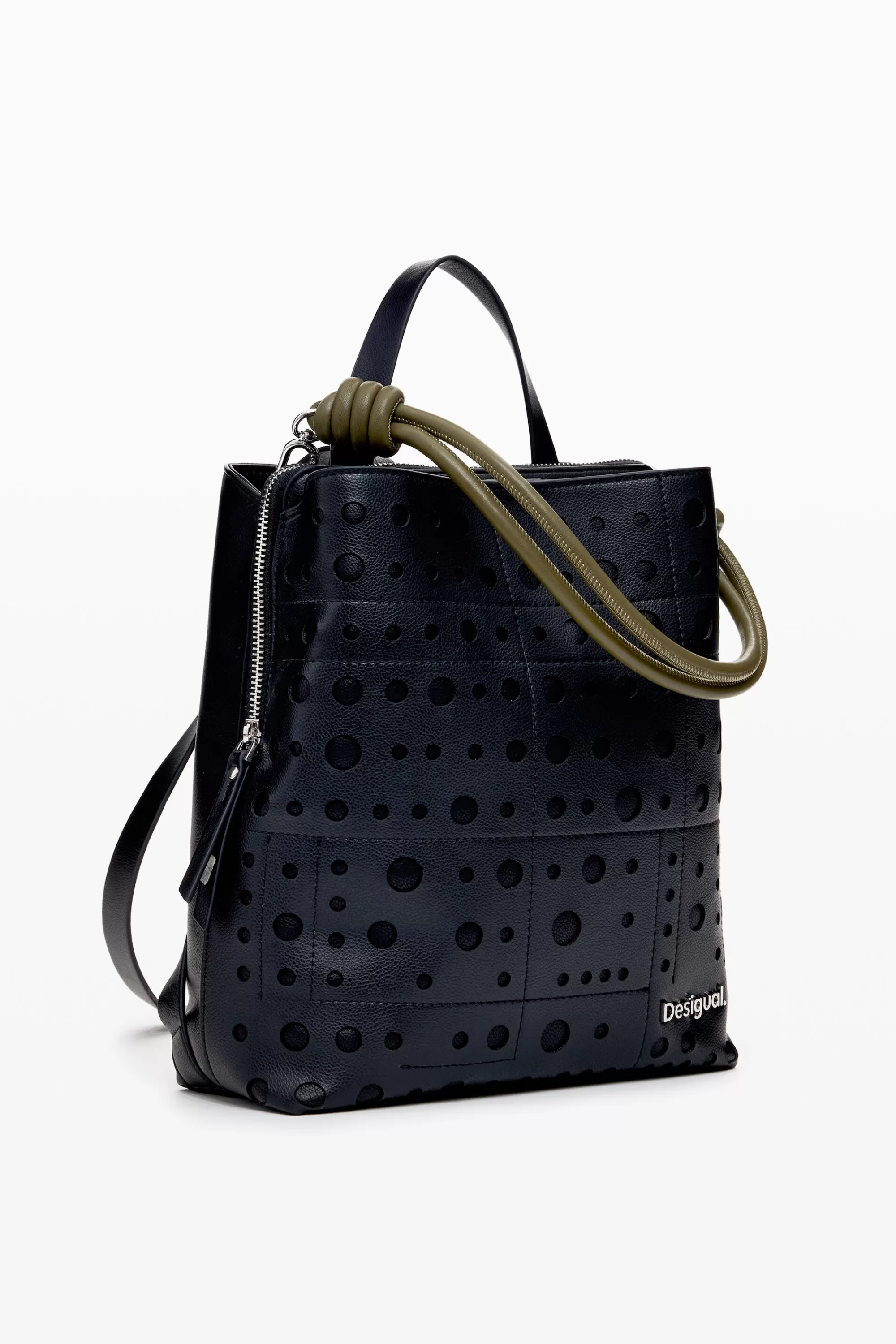 Desigual Backpacks | Backpacks>Circle pattern faux leather backpack