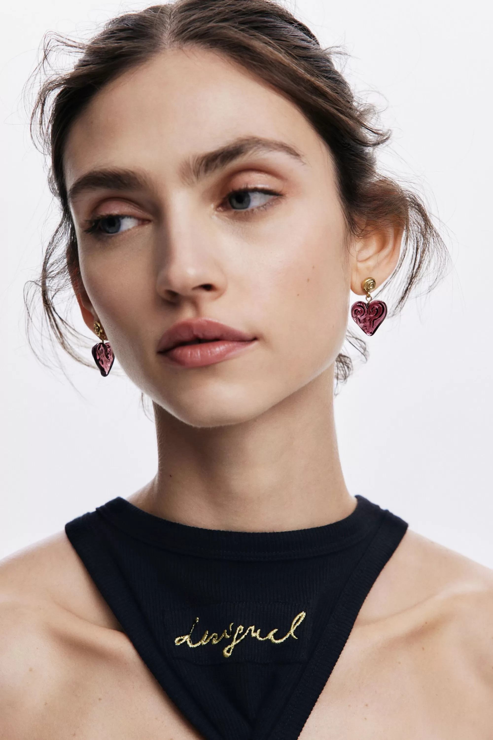 Desigual Jewelry>Clear Crystal Zalio Earrings