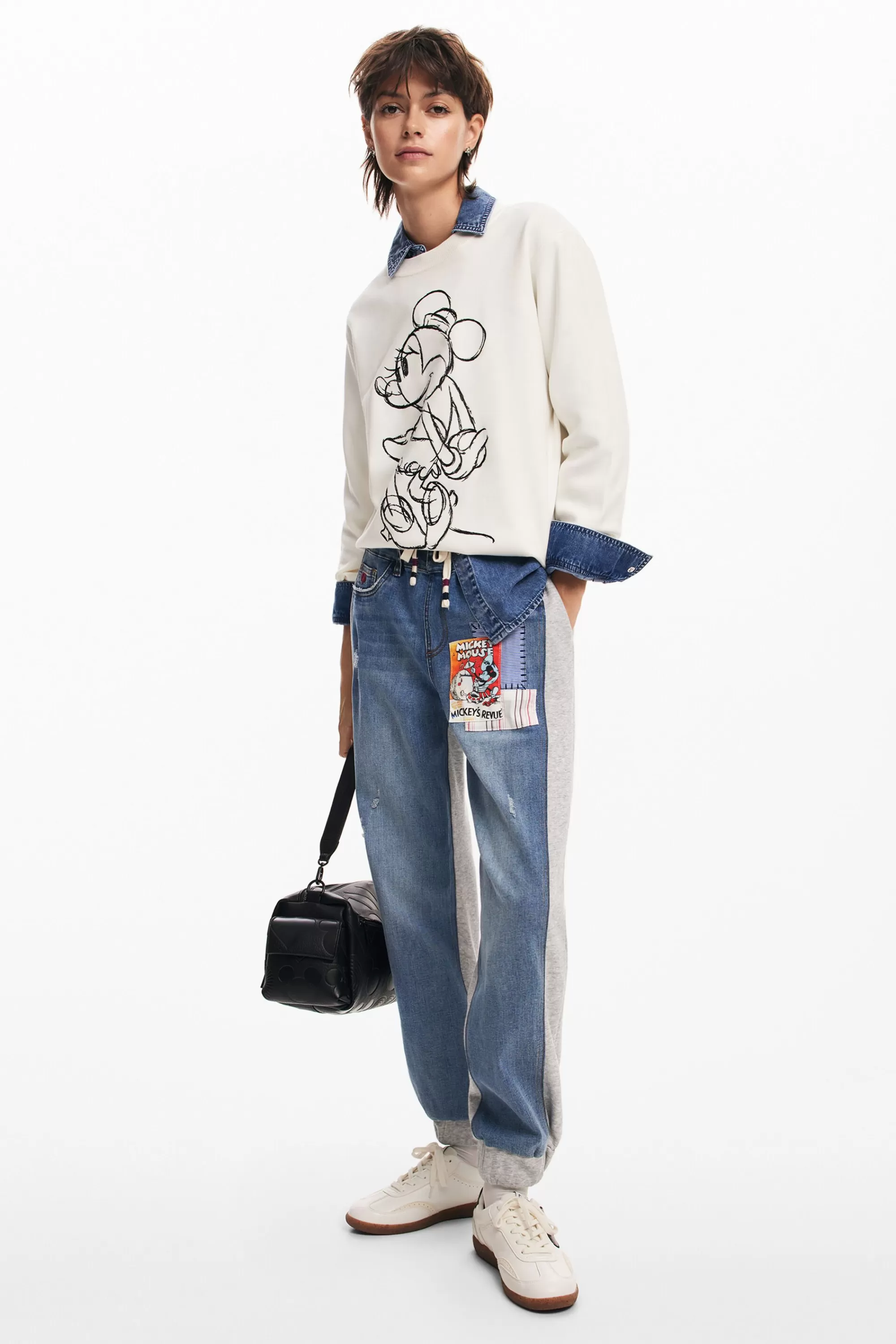 Desigual Jeans | Pants>Combined Mickey Mouse jogger