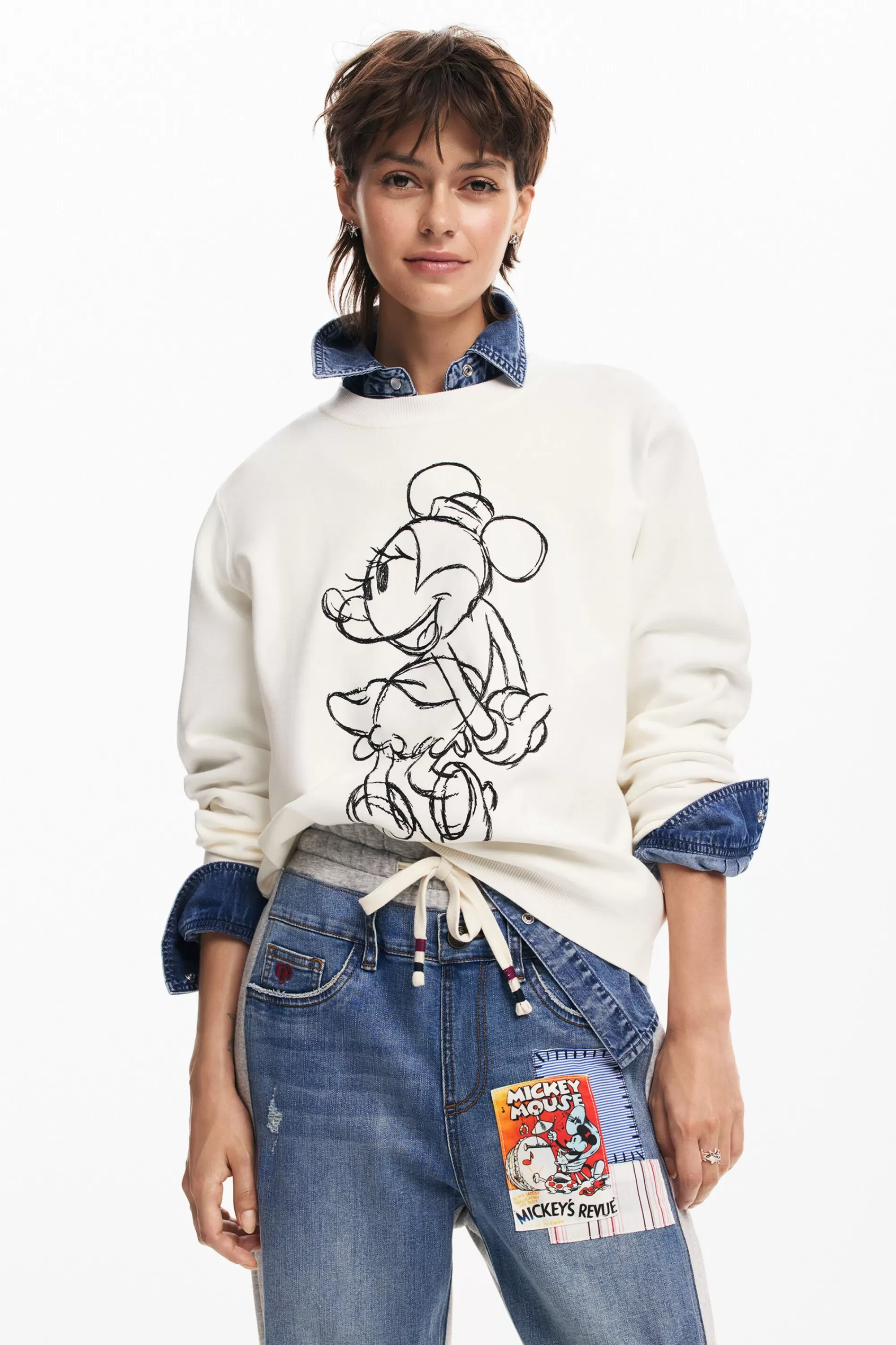 Desigual Jeans | Pants>Combined Mickey Mouse jogger