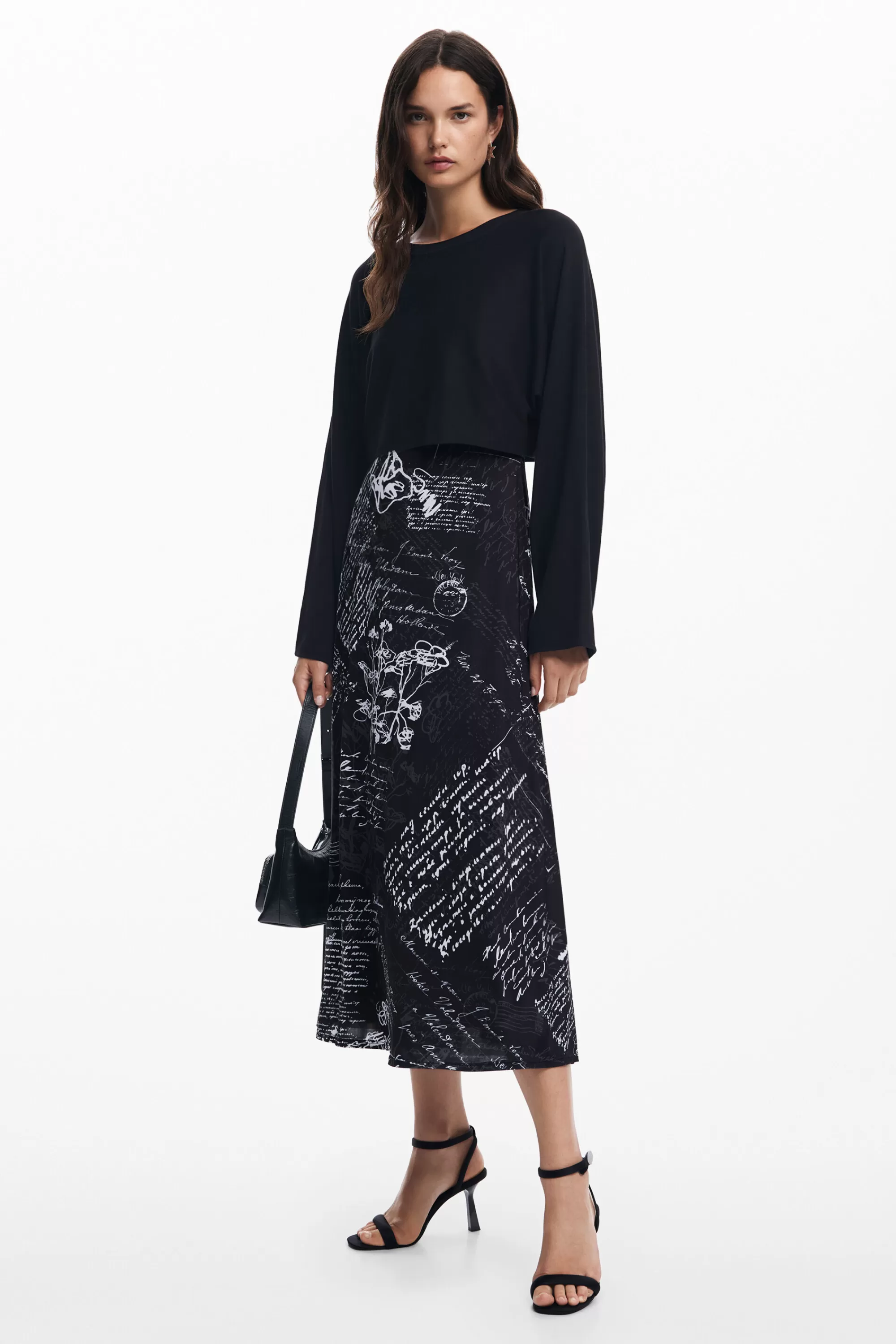 Desigual Knitwear | Dresses And Jumpsuits>Combined midi dress