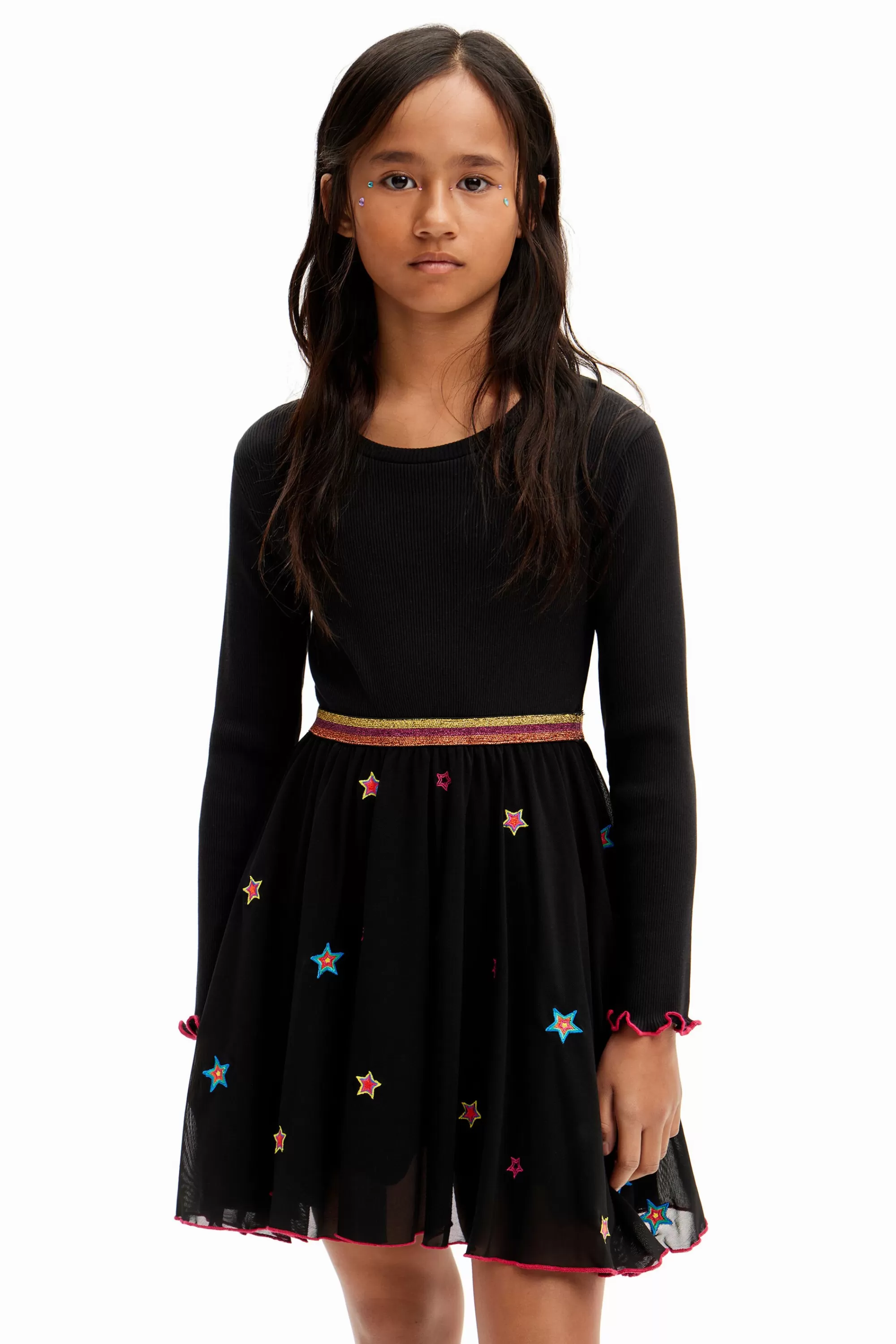 Desigual Dresses>Combined stars dress