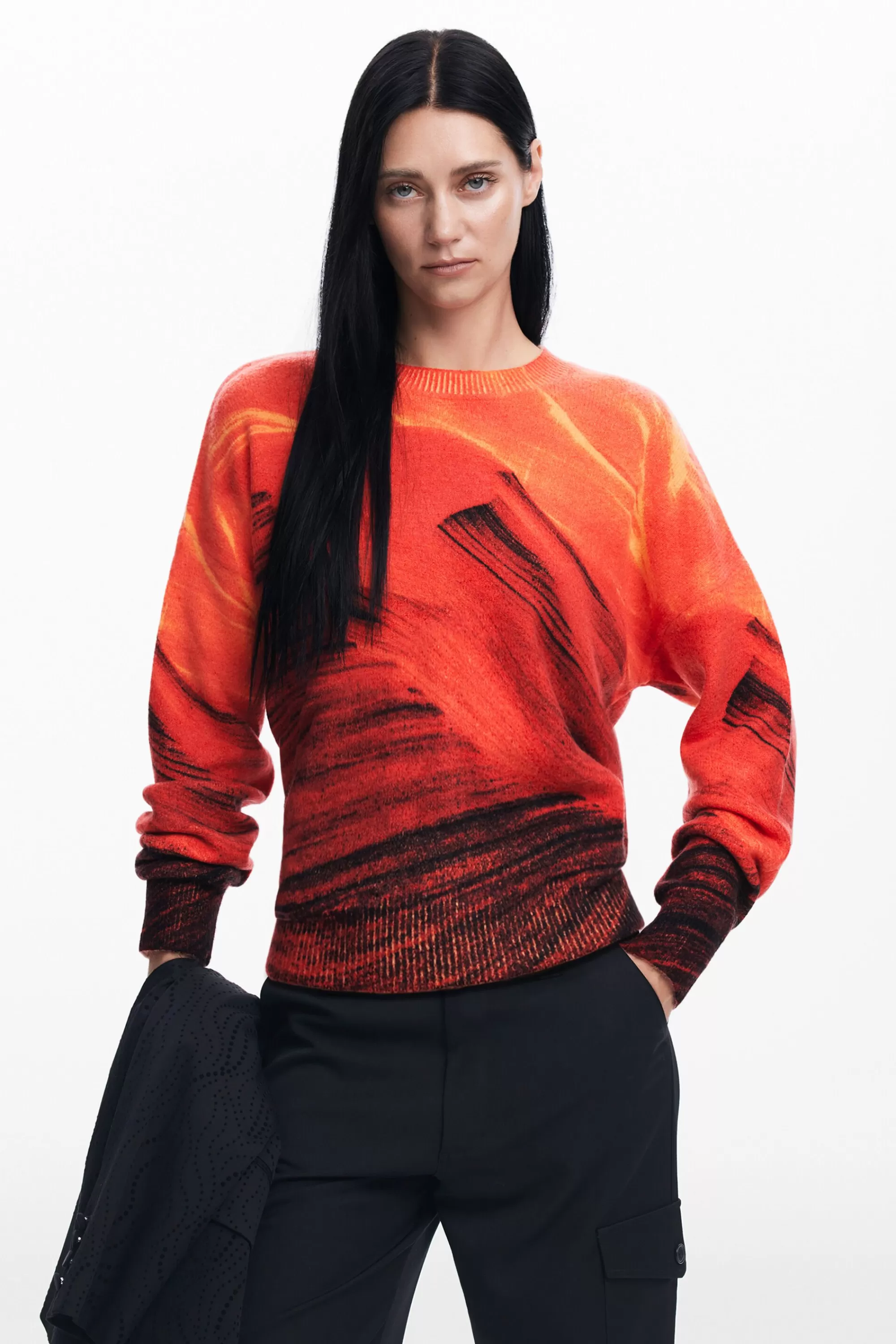 Desigual Knitwear | Sweaters>Contrast sweater