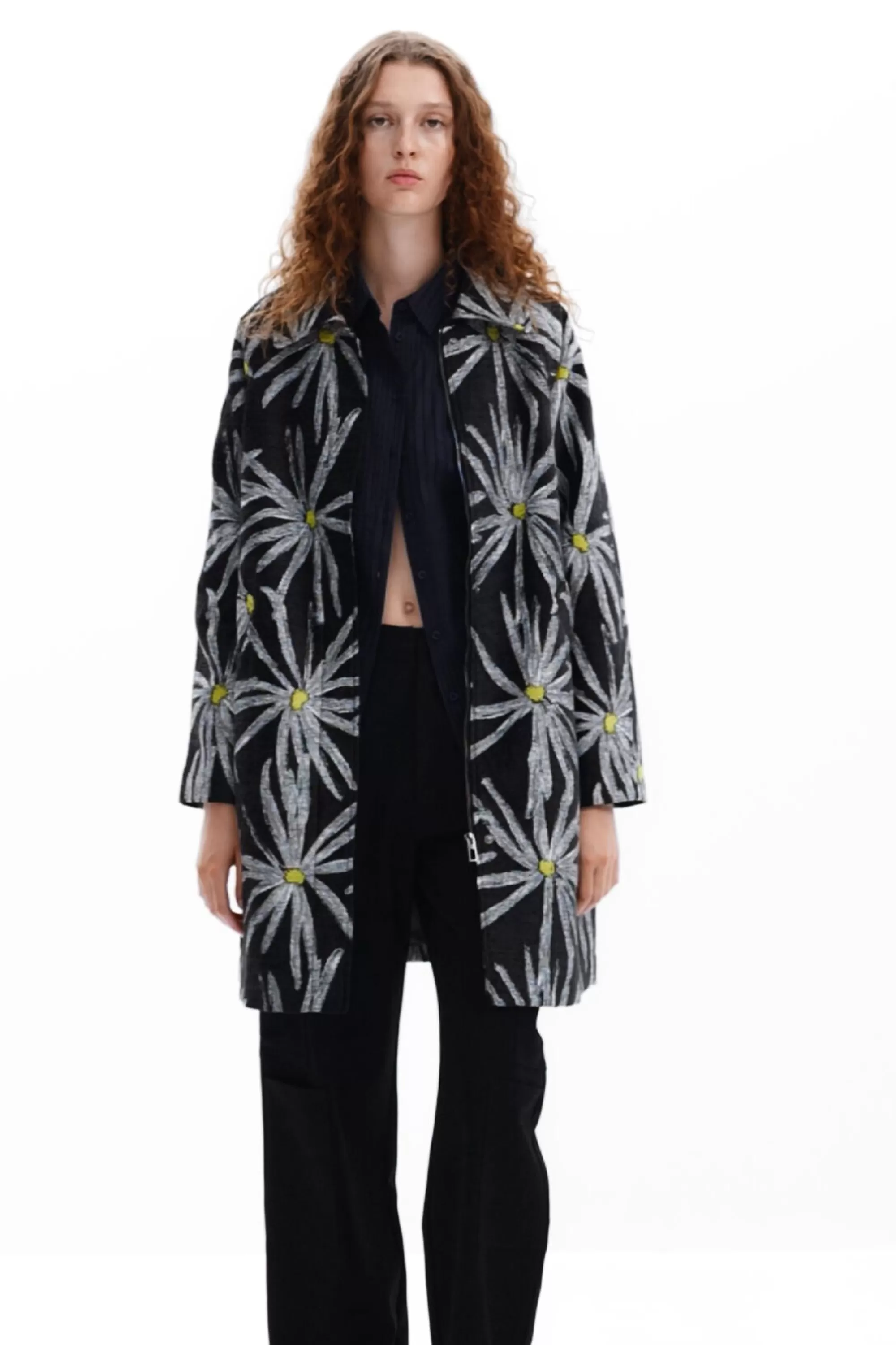 Desigual Coats And Jackets>Daisy print coat