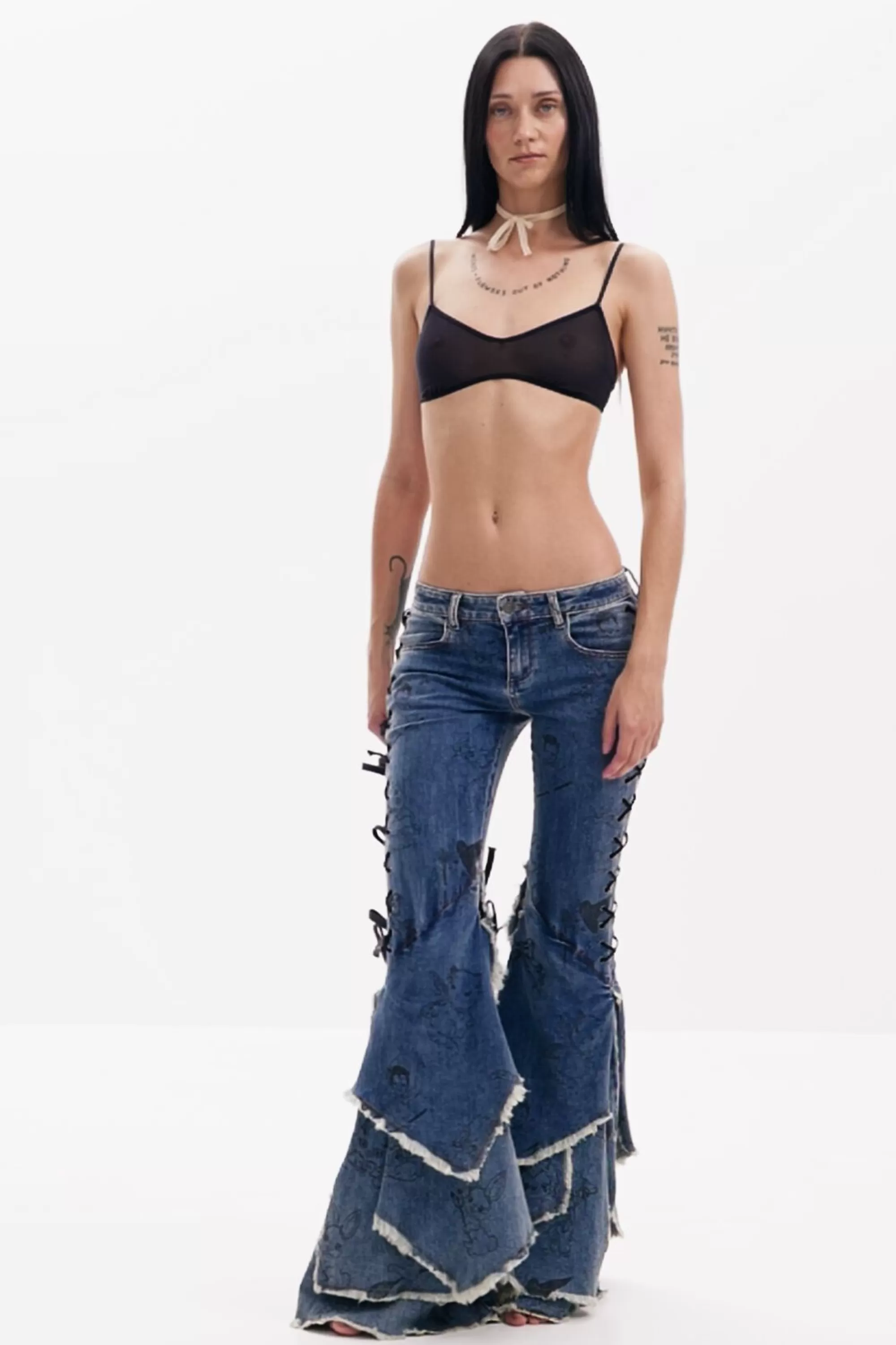 Desigual Jeans>Denim Flare Maía Escoté