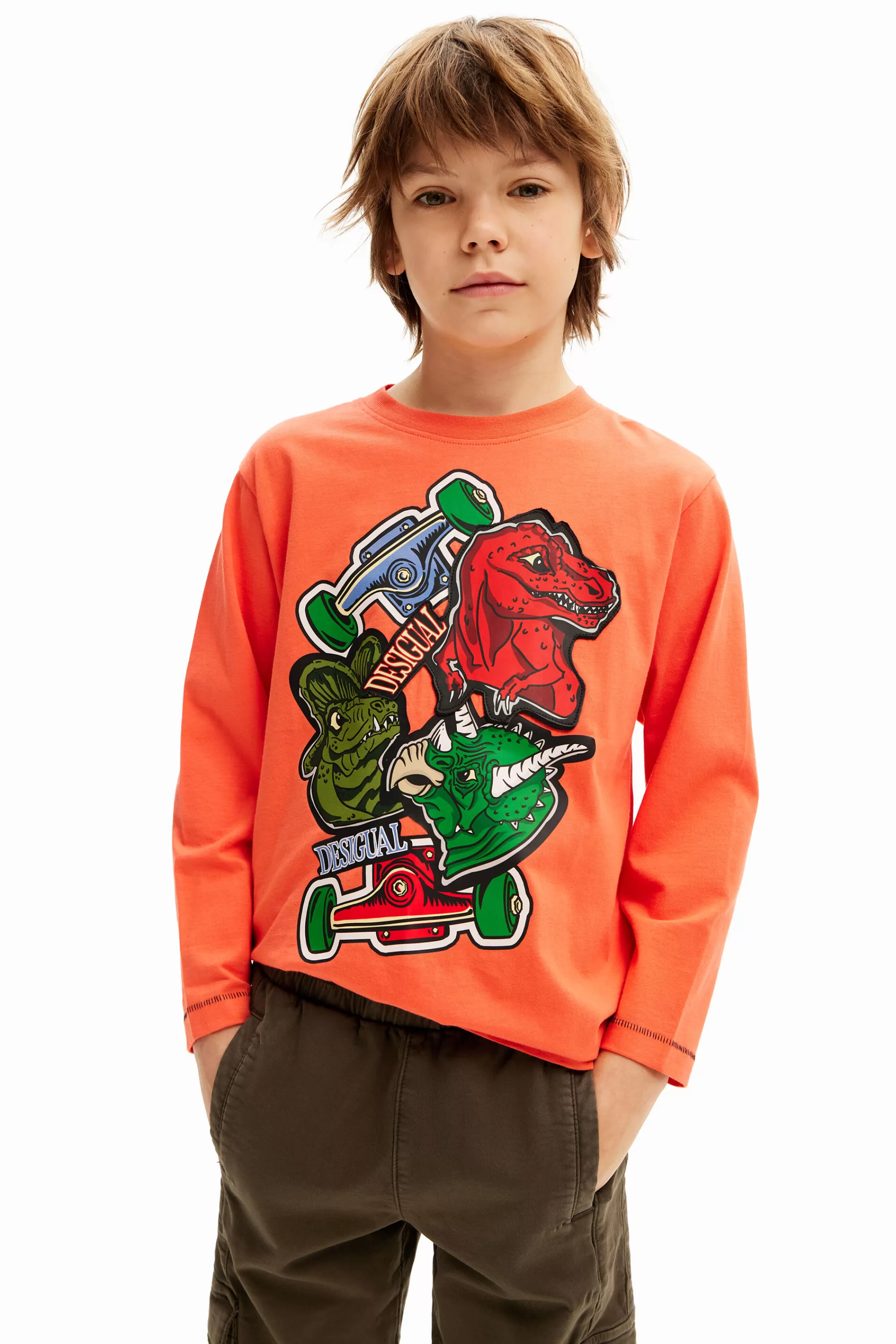 Desigual T-shirts And Shirts>dinosaur t-shirt