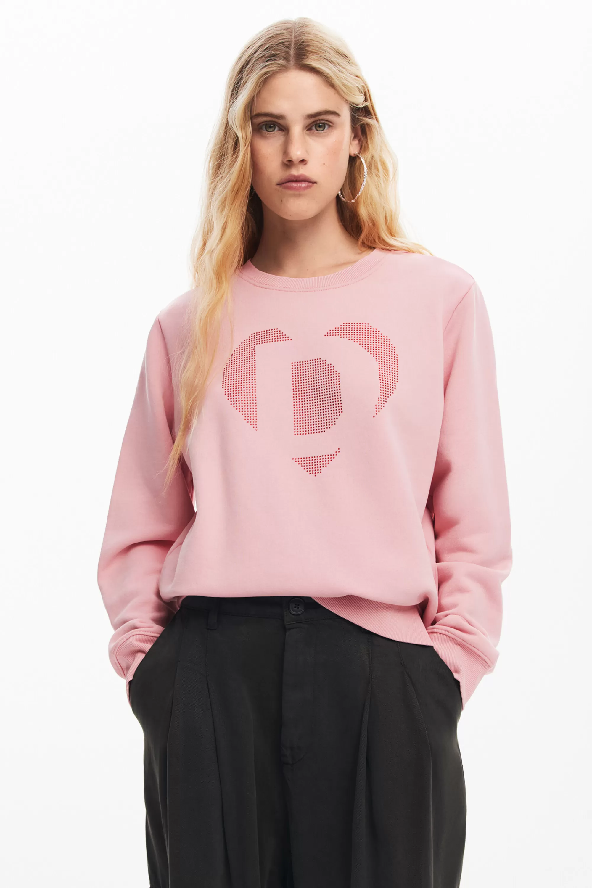 Desigual Sweatshirts | Sweaters>heart sweatshirt