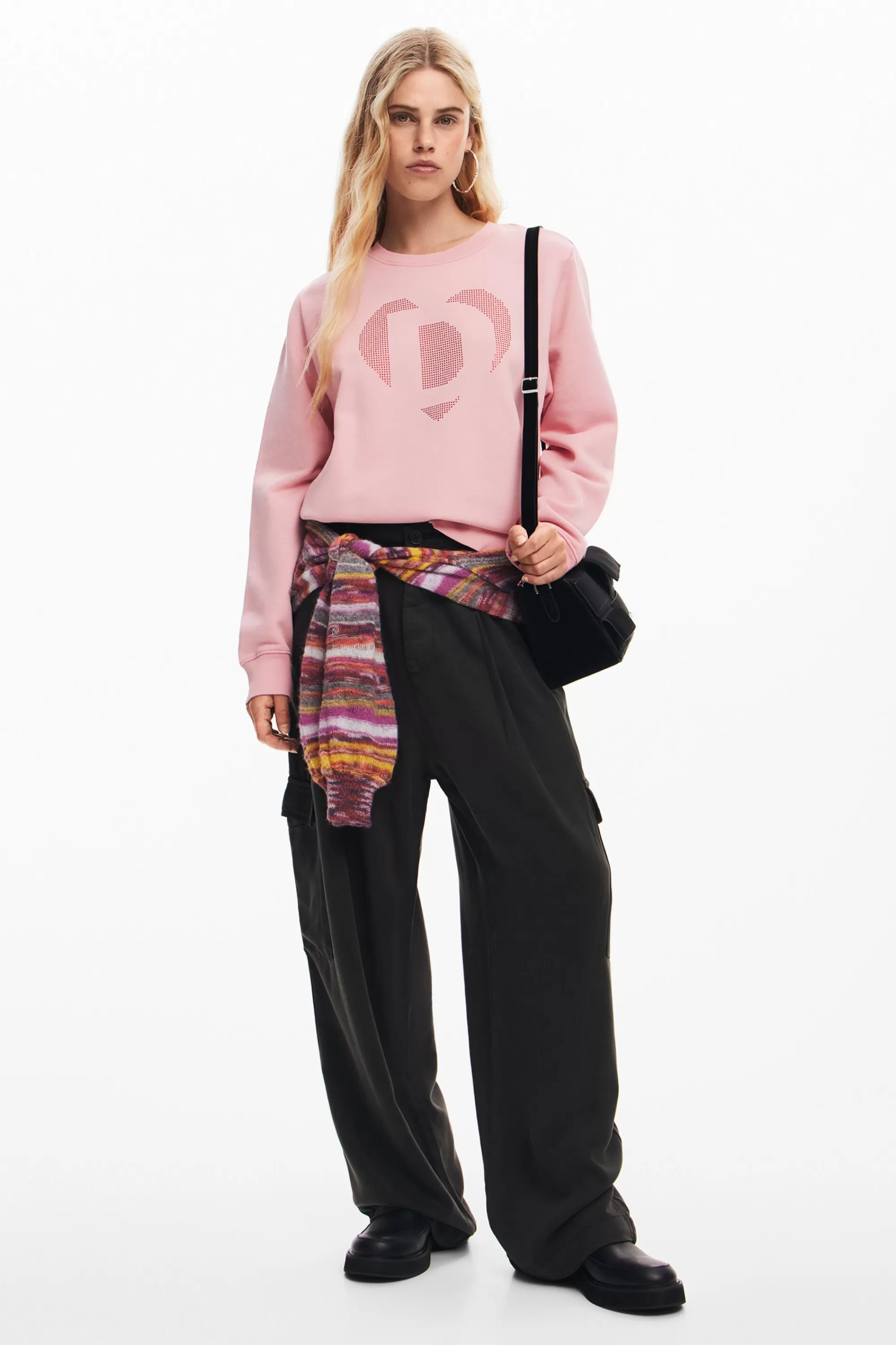 Desigual Sweatshirts | Sweaters>heart sweatshirt