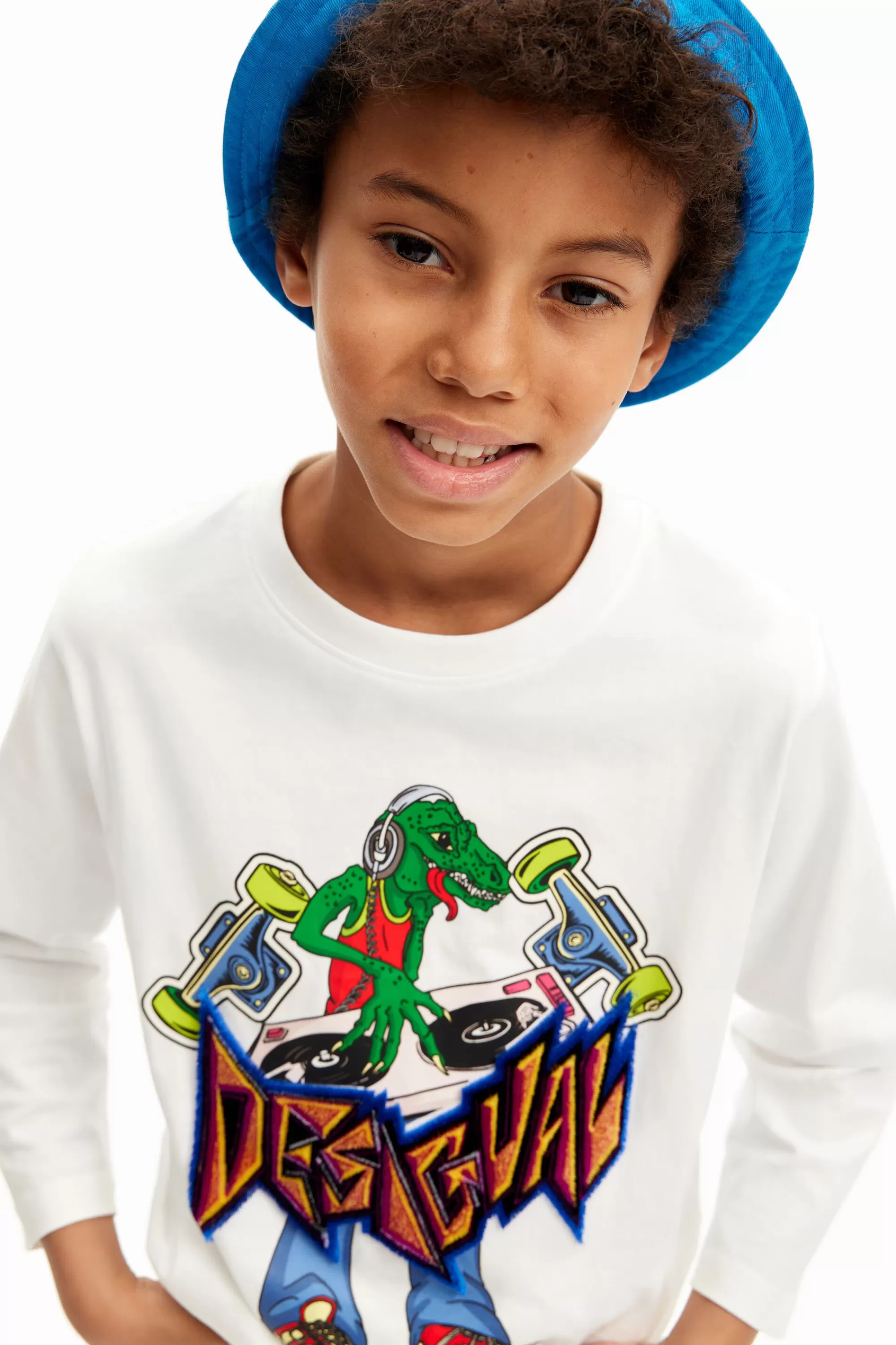 Desigual T-shirts And Shirts>Dinosaur print T-shirt