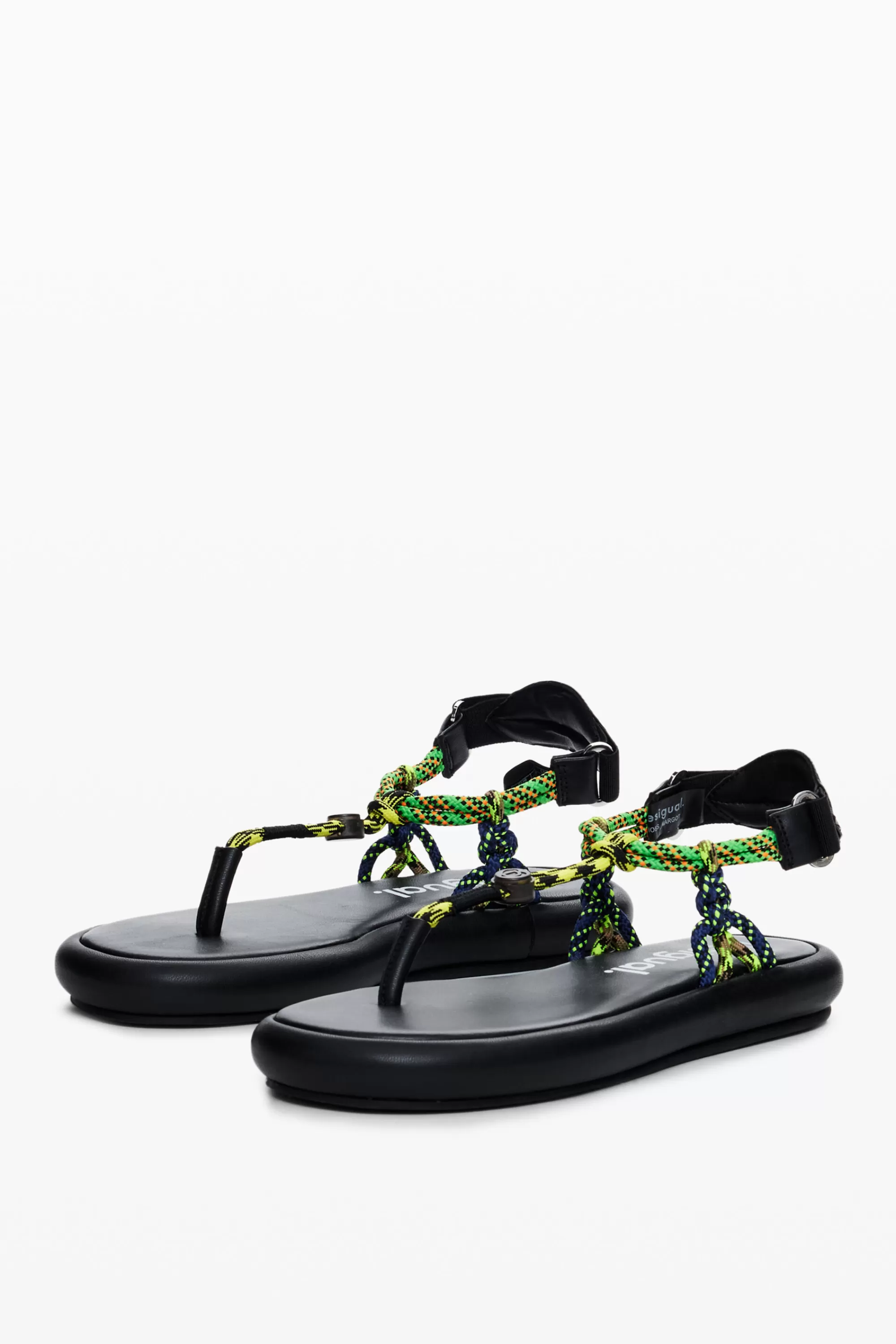 Desigual Shoes>Flat rope sandals