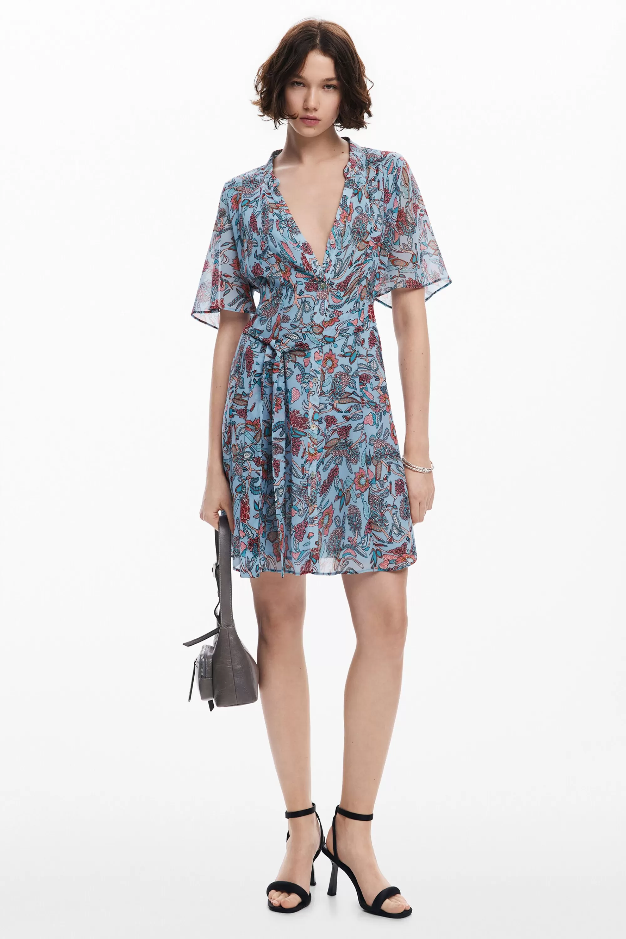 Desigual Dresses And Jumpsuits>Floral print midi dress