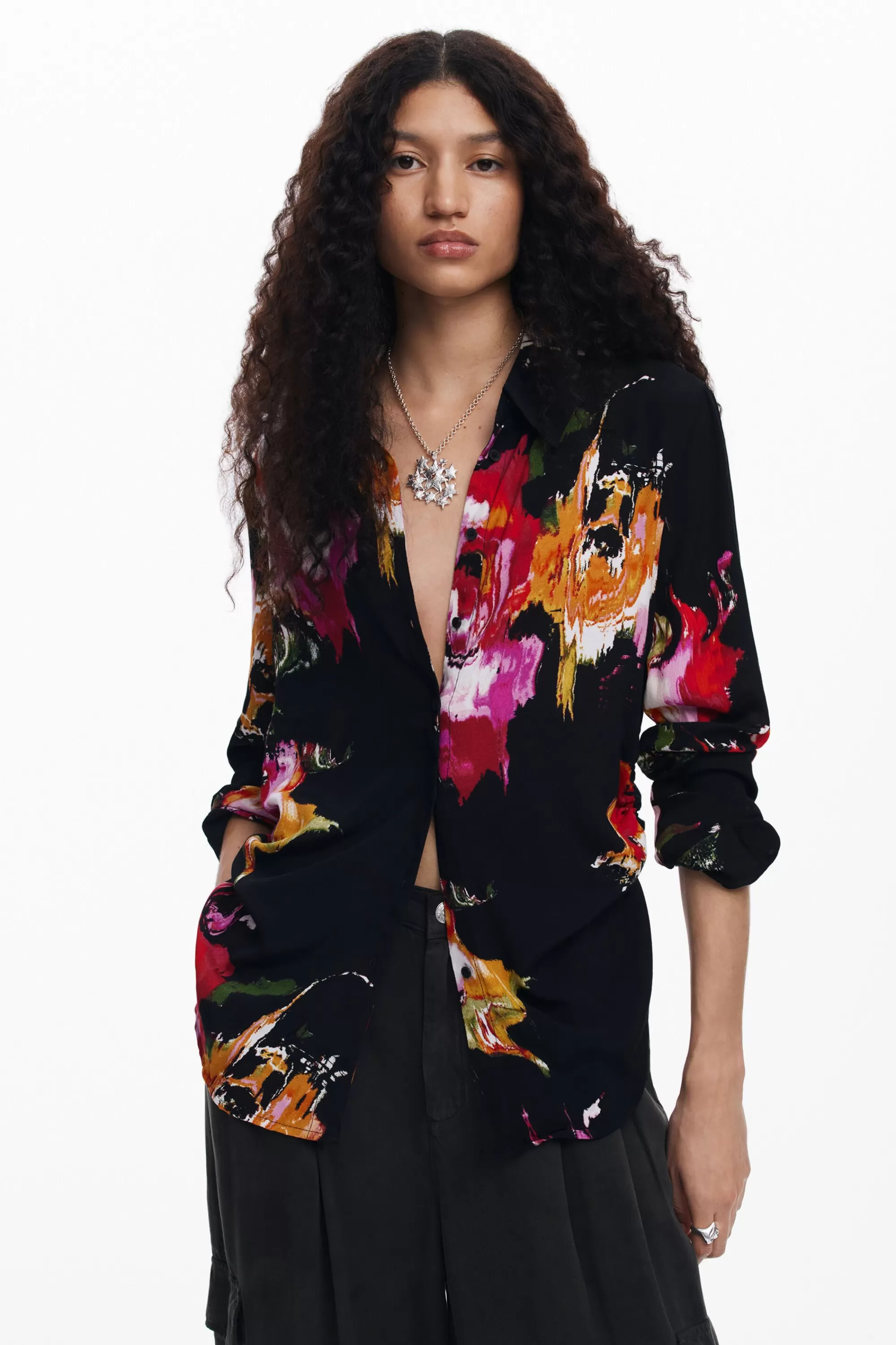 Desigual Shirts And Blouses>Floral print shirt