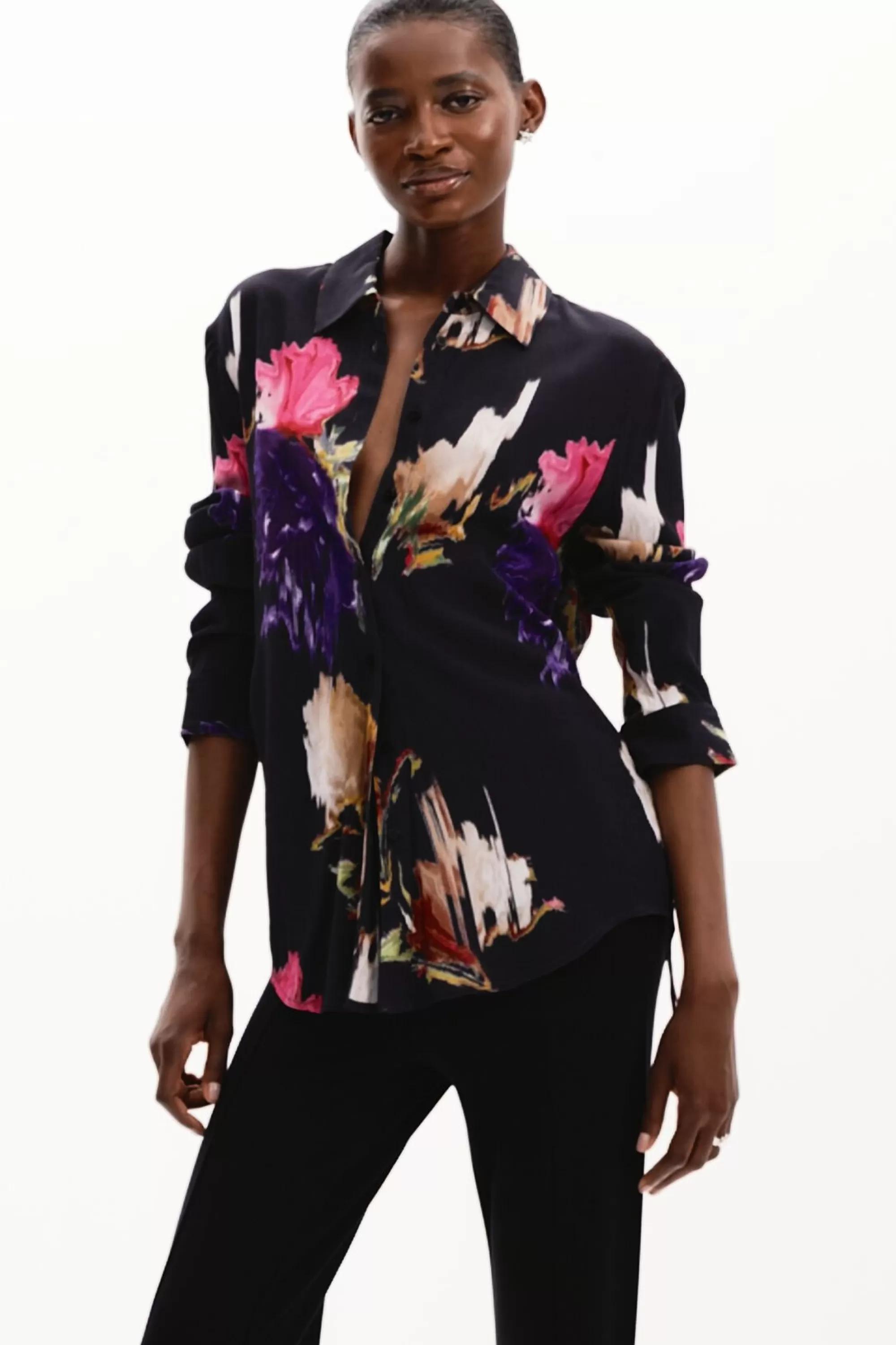 Desigual Shirts And Blouses>Floral print shirt