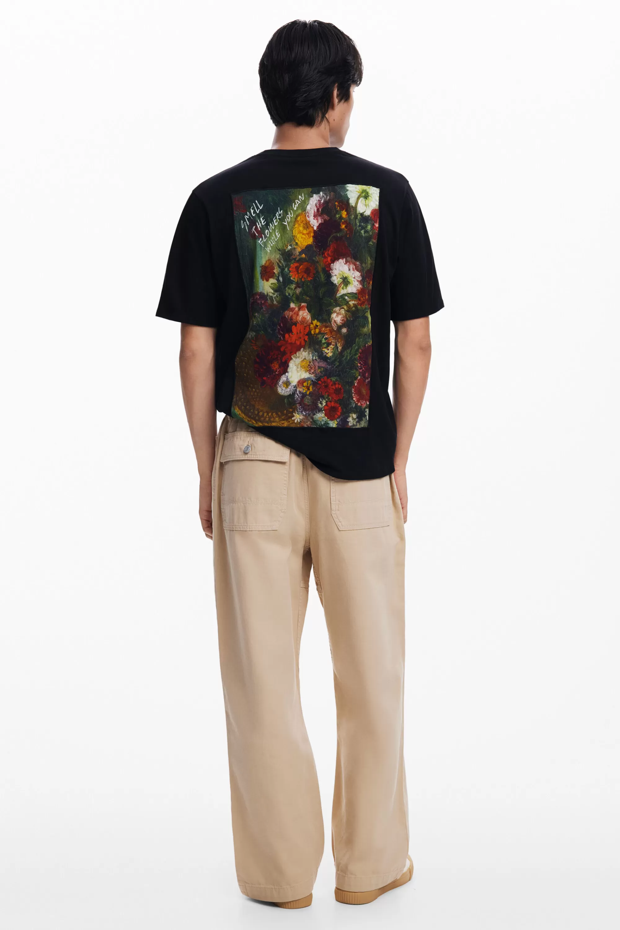 Desigual T-shirts>Floral print T-shirt