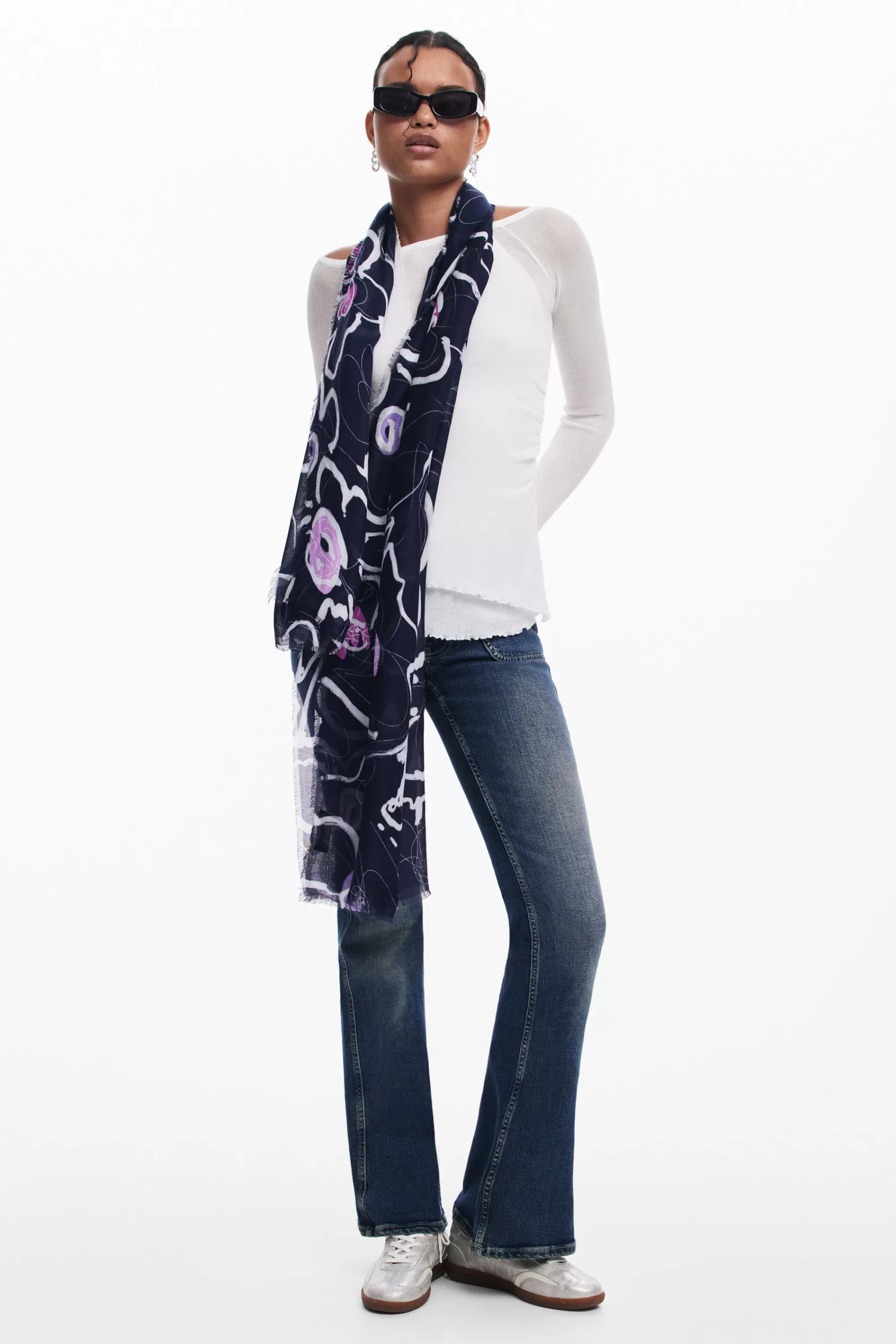 Desigual Scarves And Scarf>Floral scarf