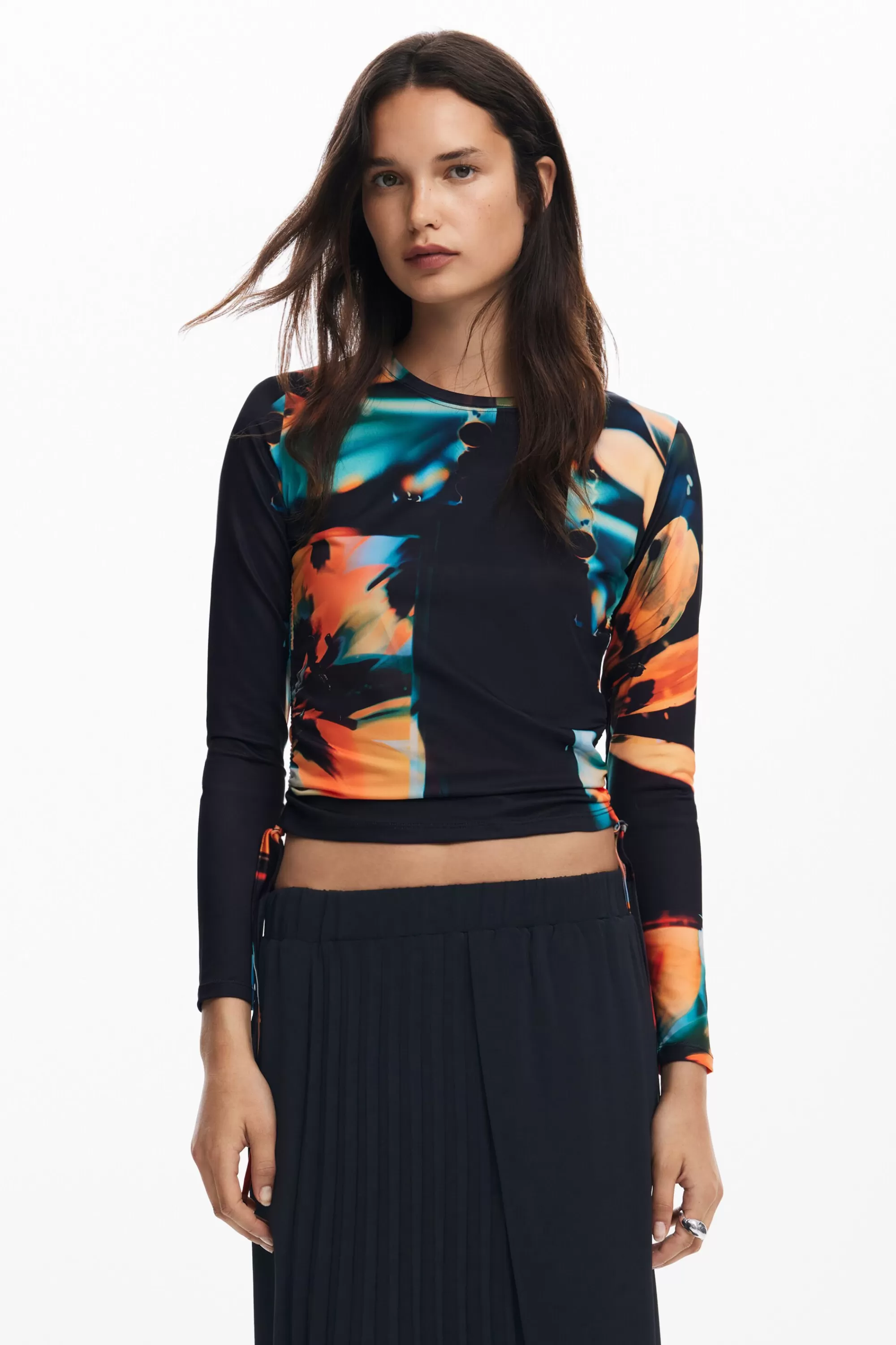 Desigual Shirts And Blouses | T-shirts>Floral T-shirt