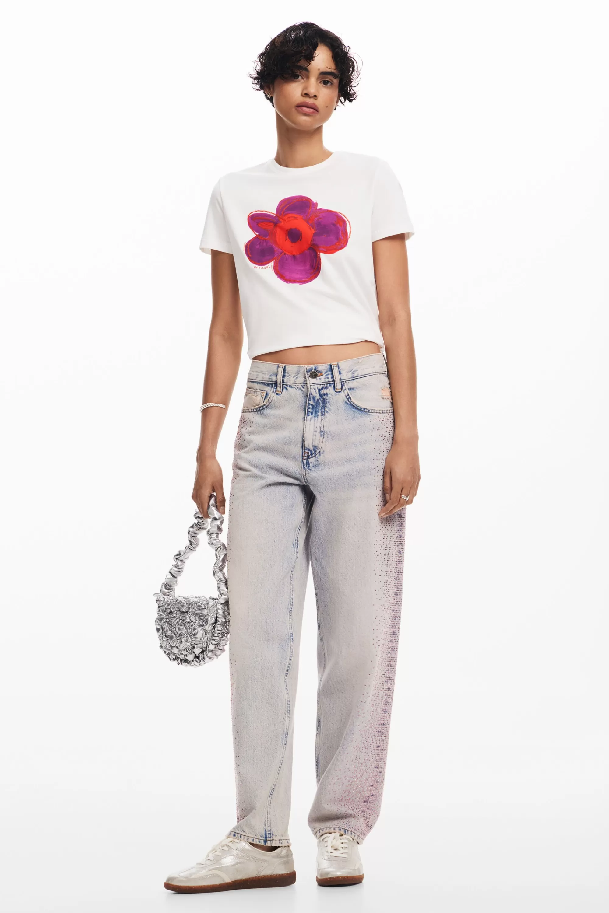 Desigual Shirts And Blouses | T-shirts>Flower T-shirt