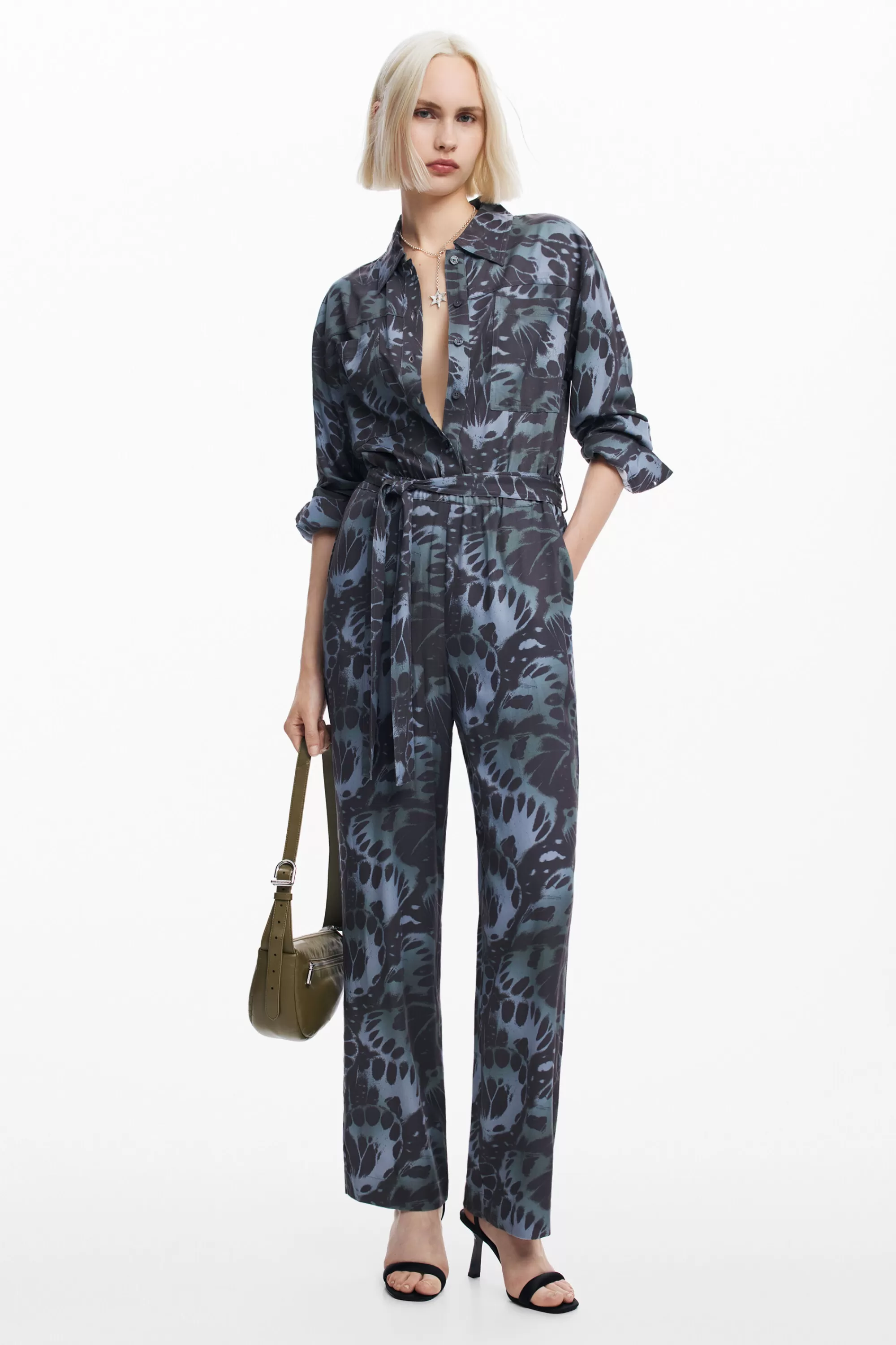 Desigual Pants | Dresses And Jumpsuits>Flowy printed jumpsuit