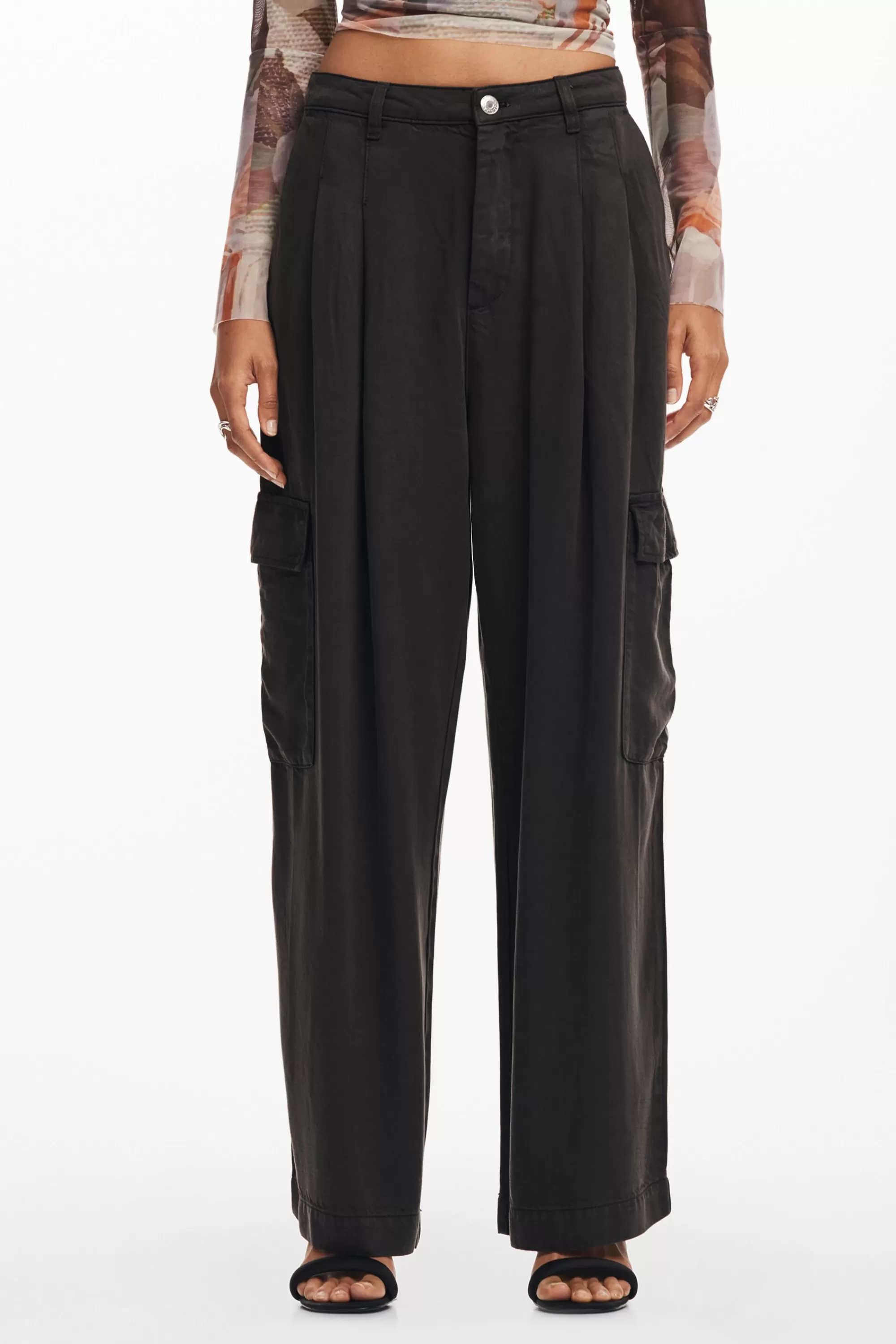 Desigual Pants>Fluid cargo pants