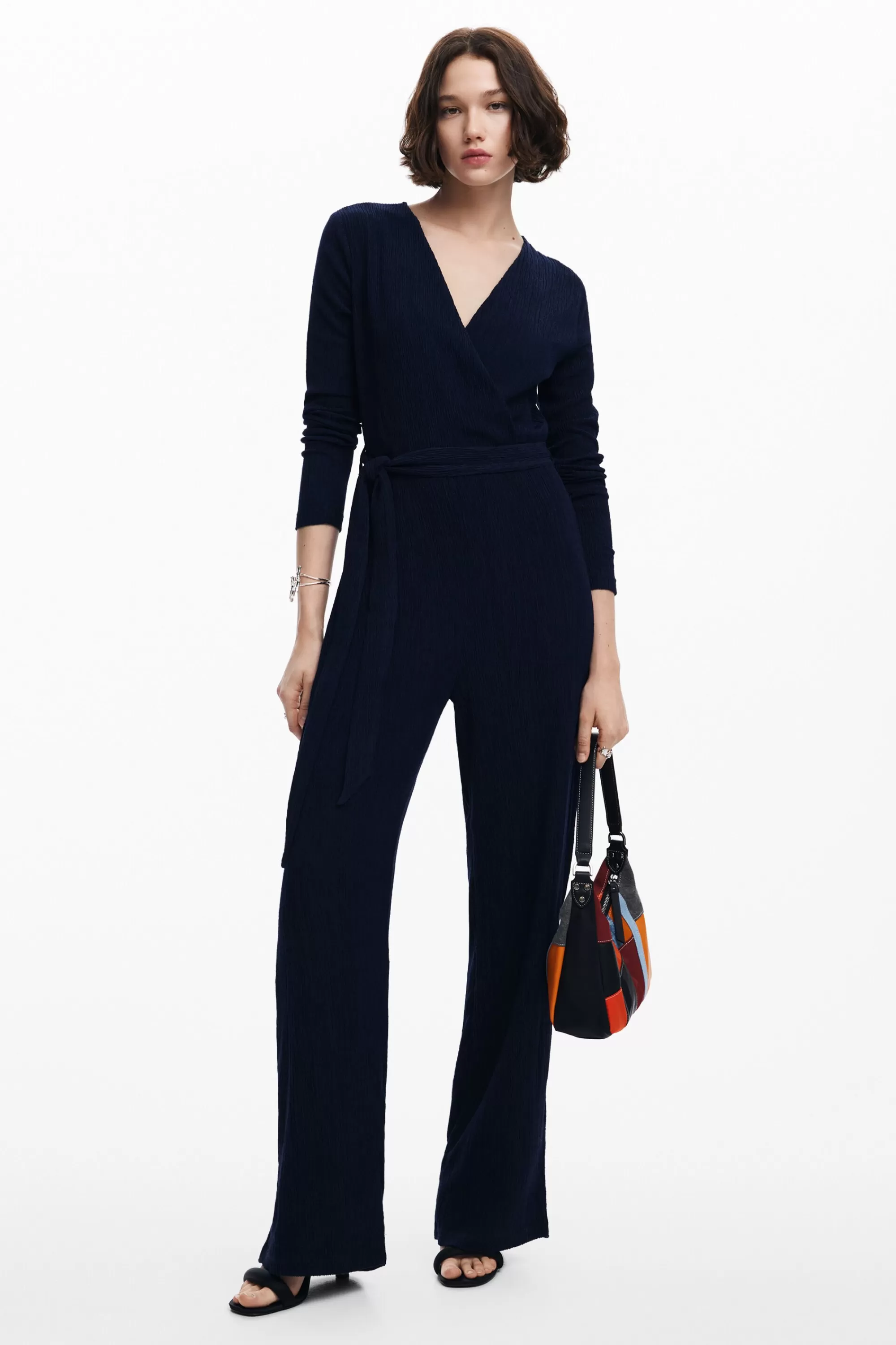 Desigual Pants | Dresses And Jumpsuits>Fluid jumpsuit belt