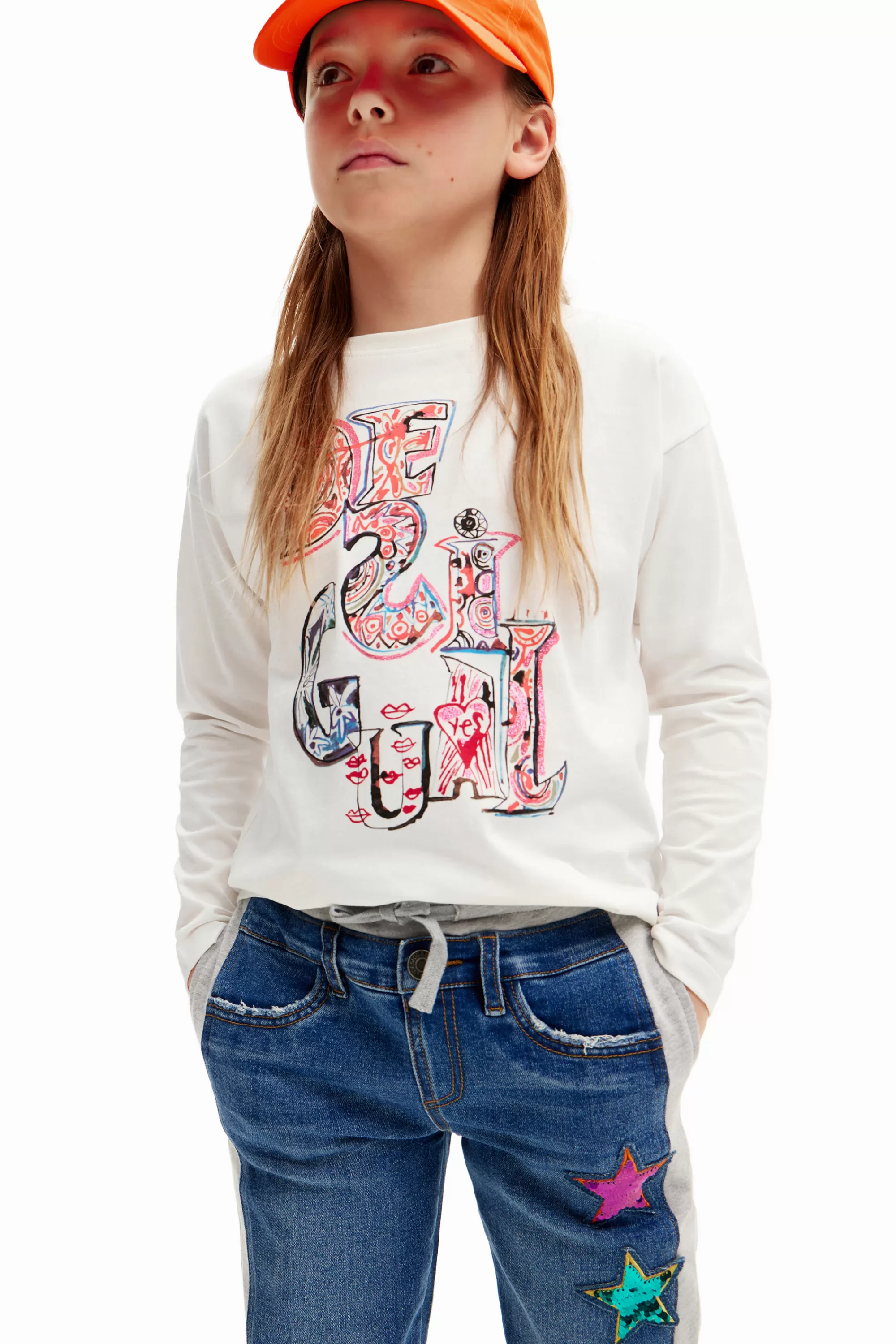 Desigual T-shirts And Shirts>Logo T-shirt