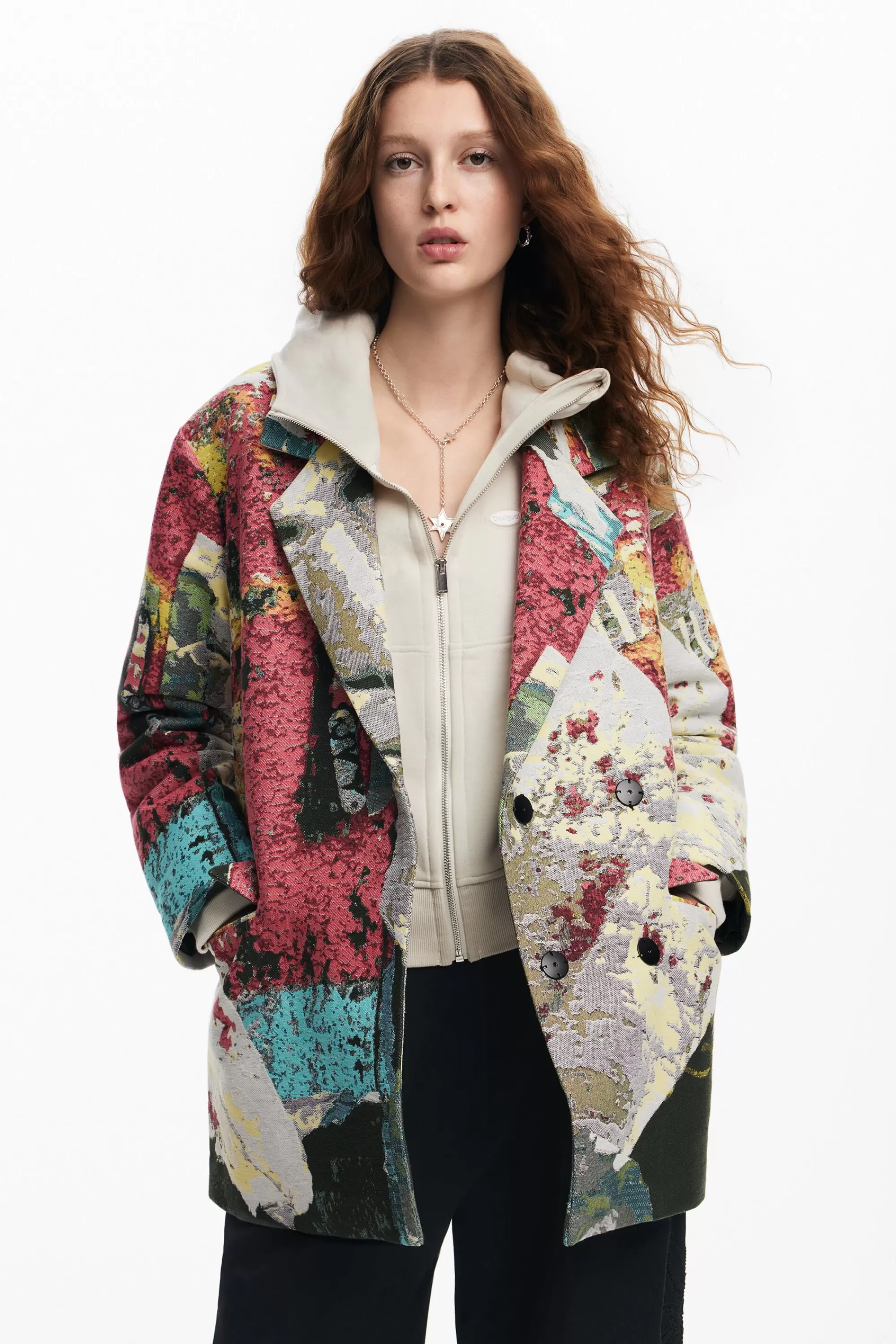 Desigual Coats And Jackets>Long coat Arty M. Christian Lacroix