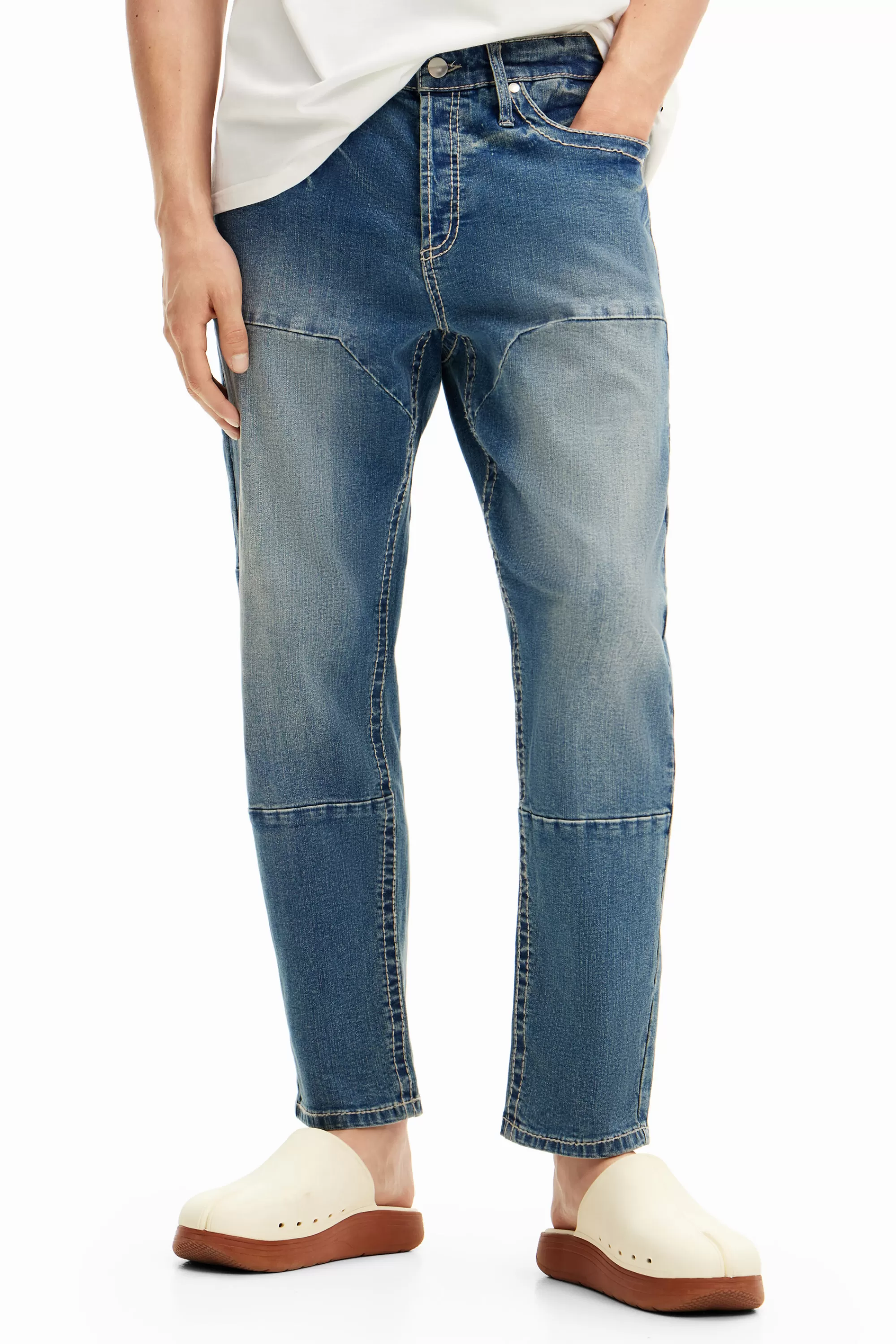 Desigual Jeans And Trousers>Long denim pants