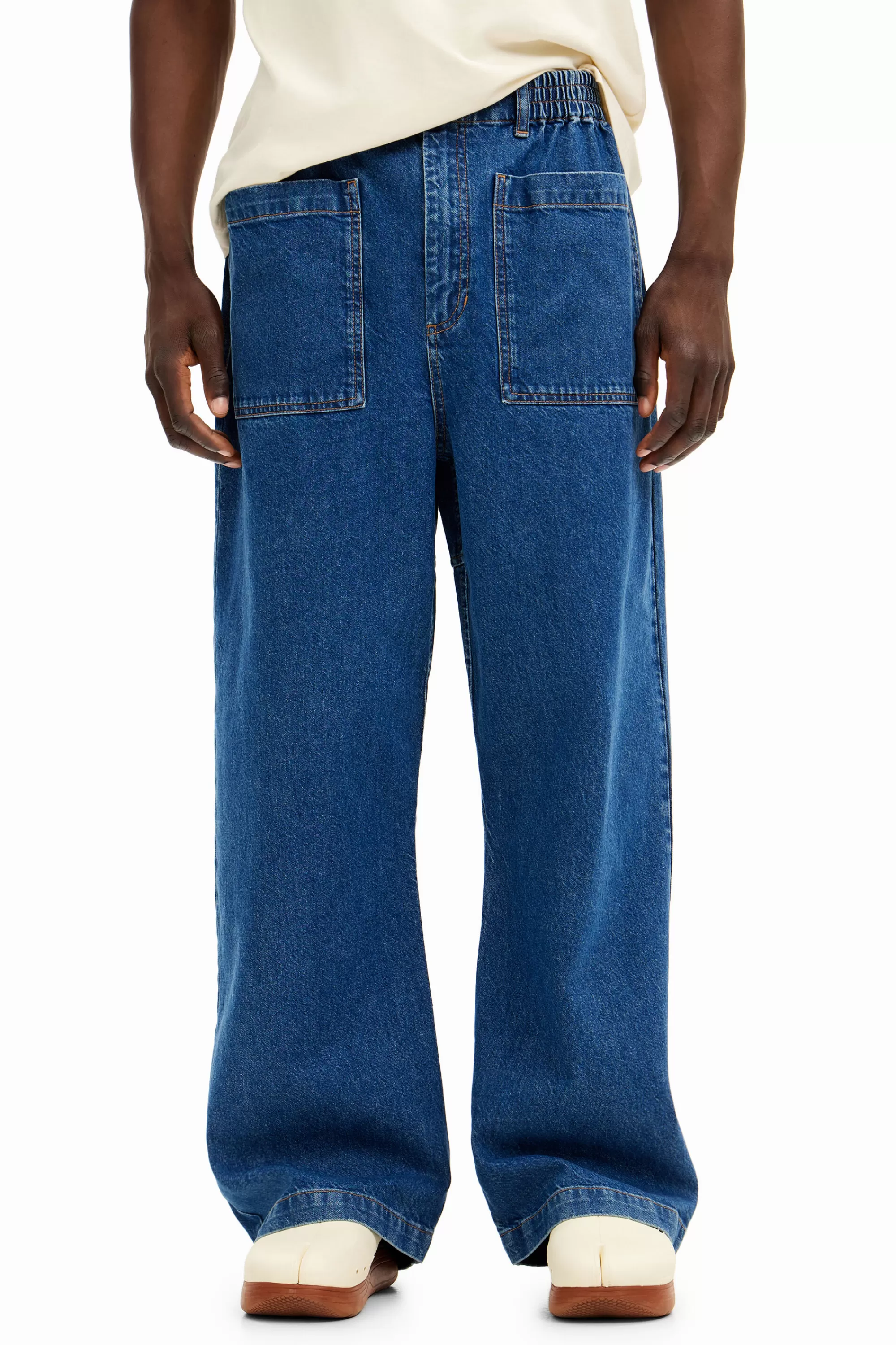 Desigual Jeans And Trousers>Long jeans with pockets