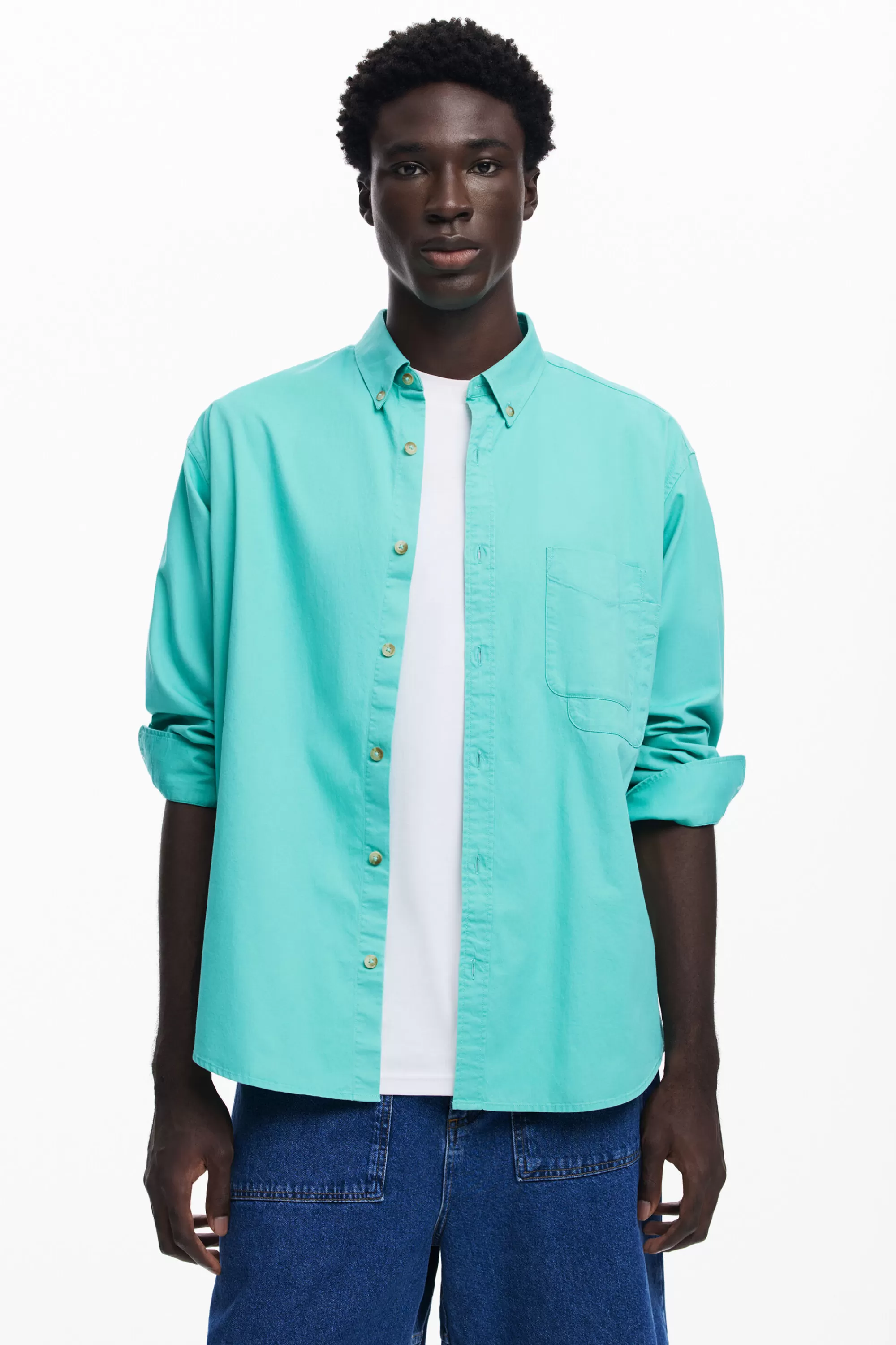 Desigual T-shirts | Shirts>Long-sleeve cotton shirt