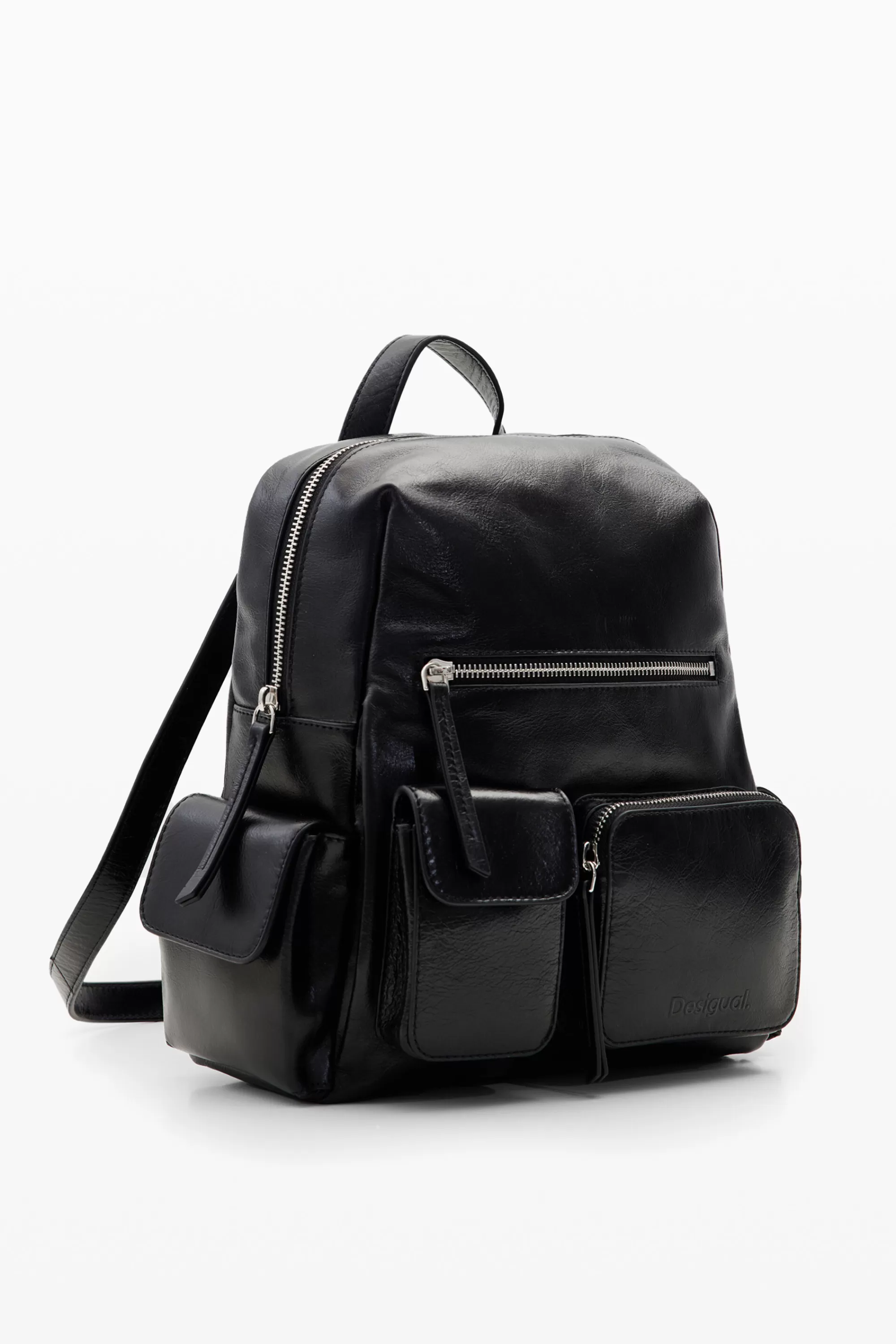 Desigual Leather Bags | Backpacks>M leather pockets backpack