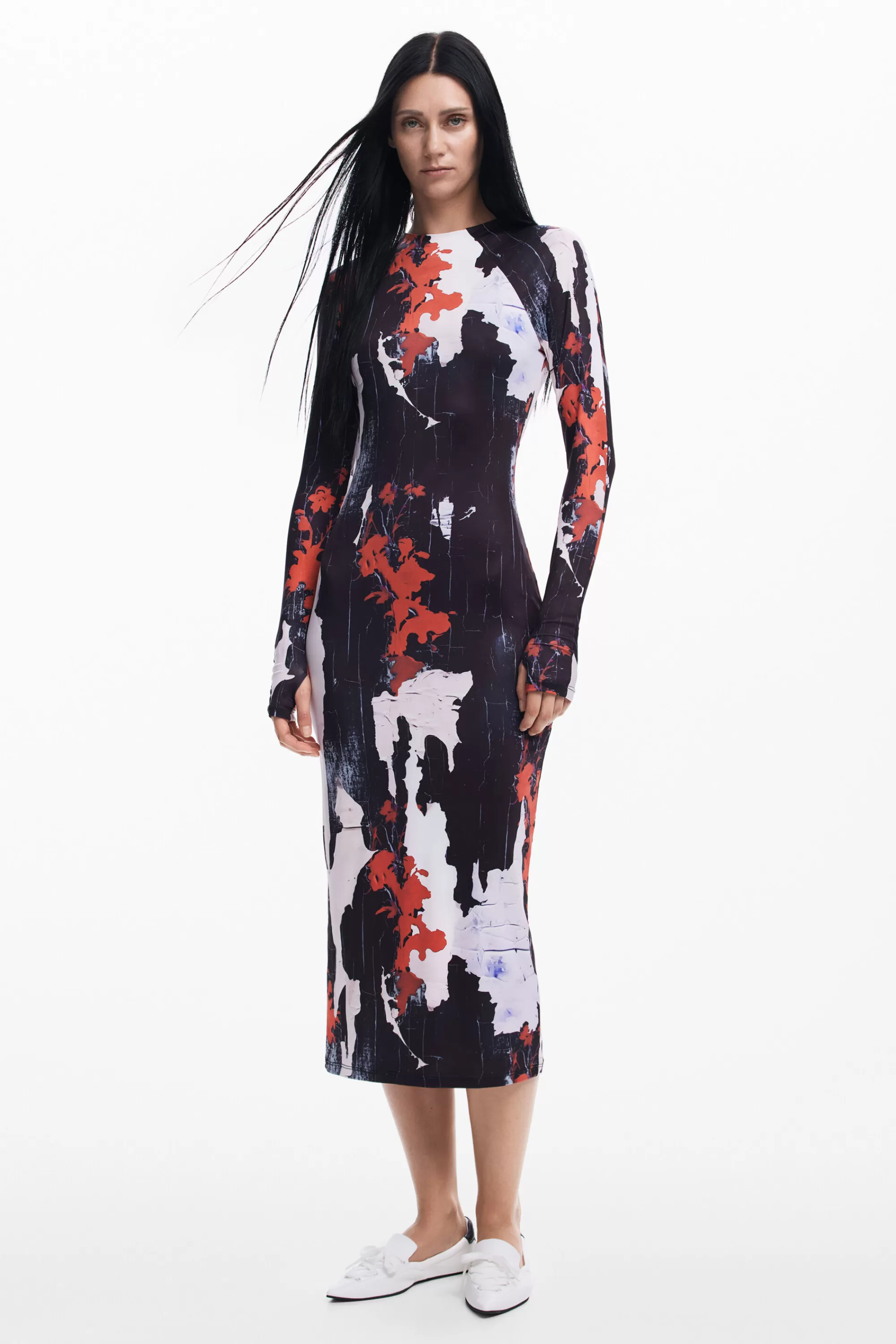 Desigual Dresses And Jumpsuits>Maitrepierre Printed Midi Dress