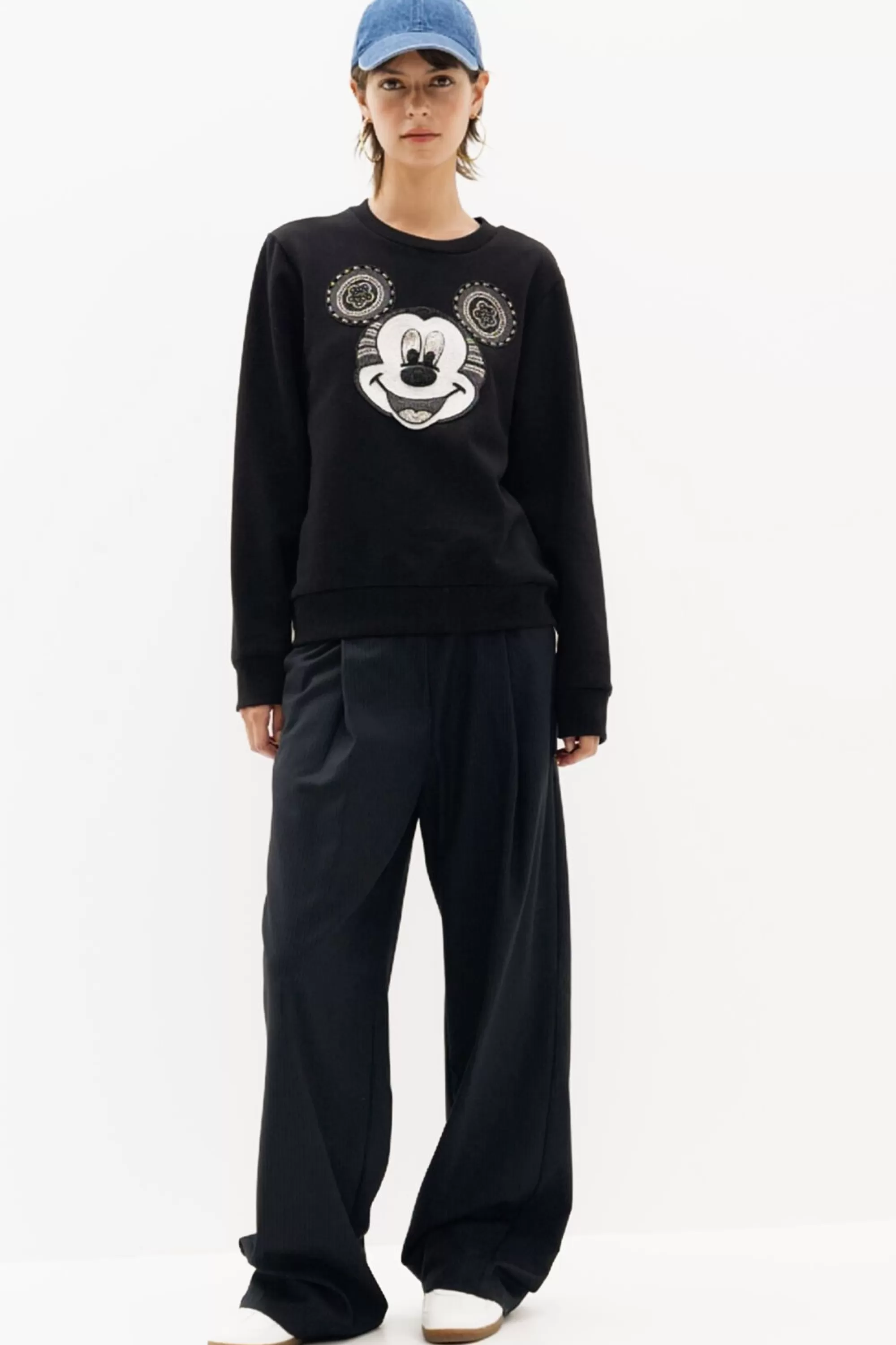 Desigual Sweatshirts | Sweaters>Mickey Mouse face sweatshirt