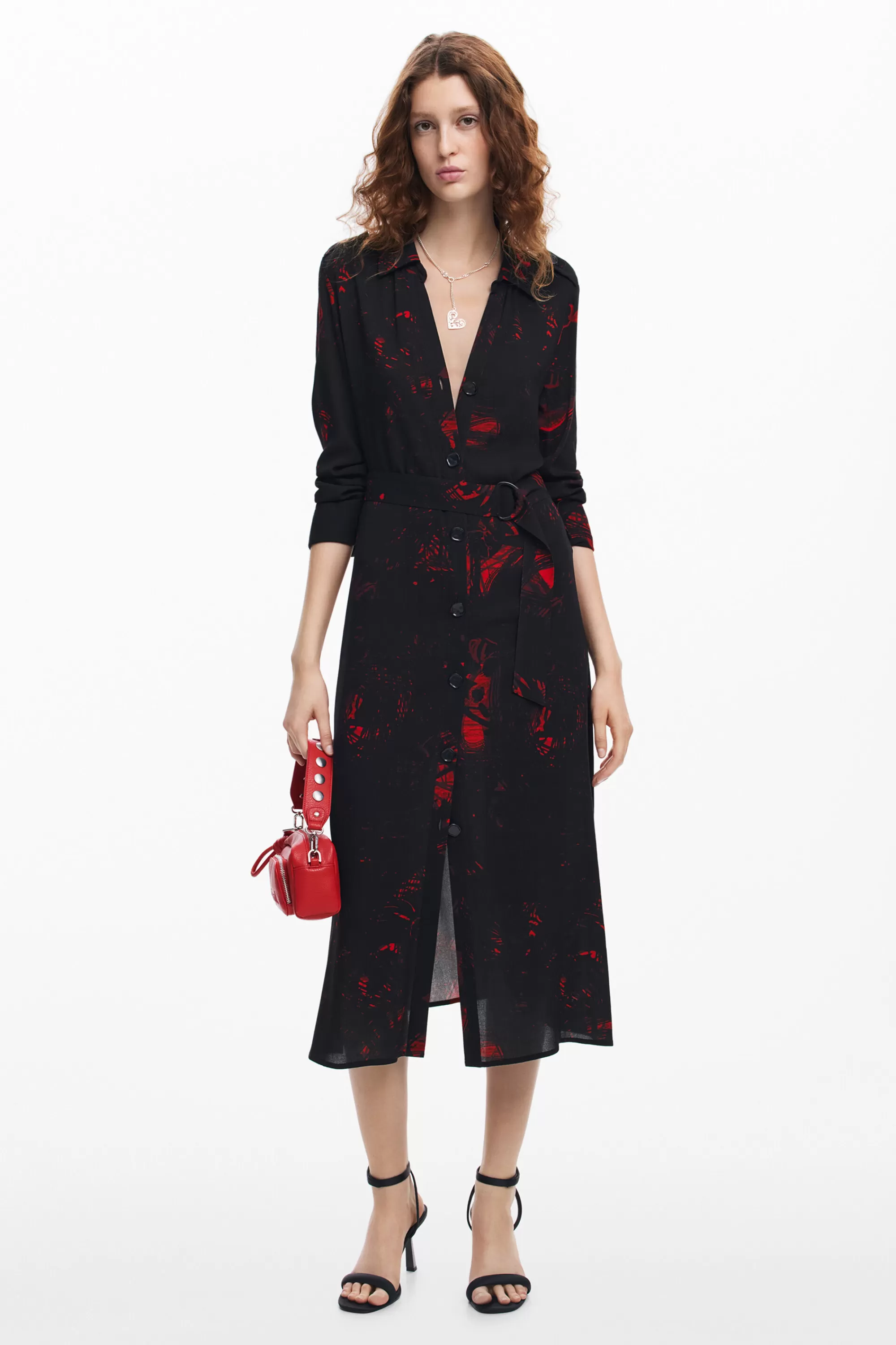 Desigual Dresses And Jumpsuits>Midi shirt dress M. Christian Lacroix