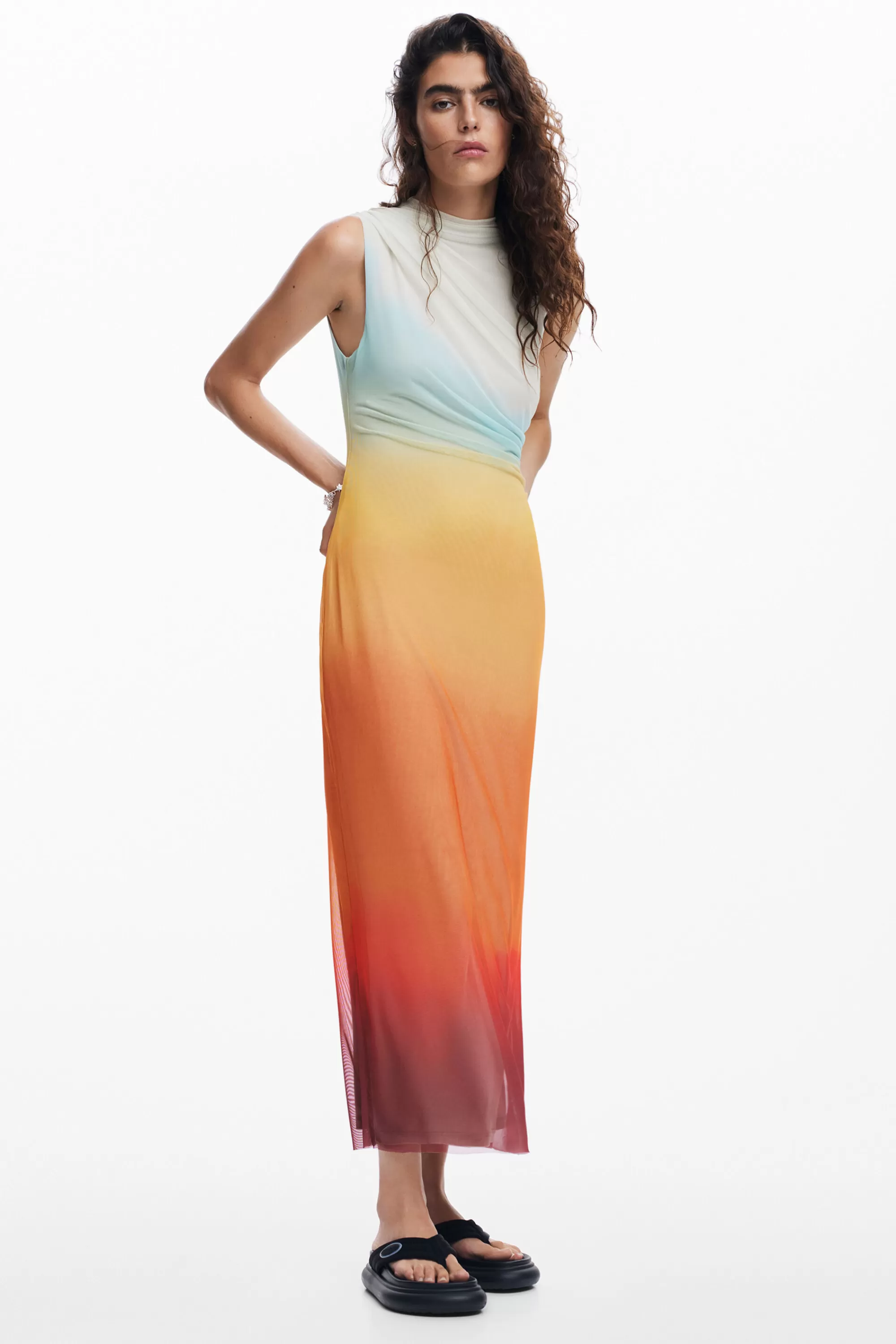 Desigual Dresses And Jumpsuits>Ombre tulle dress