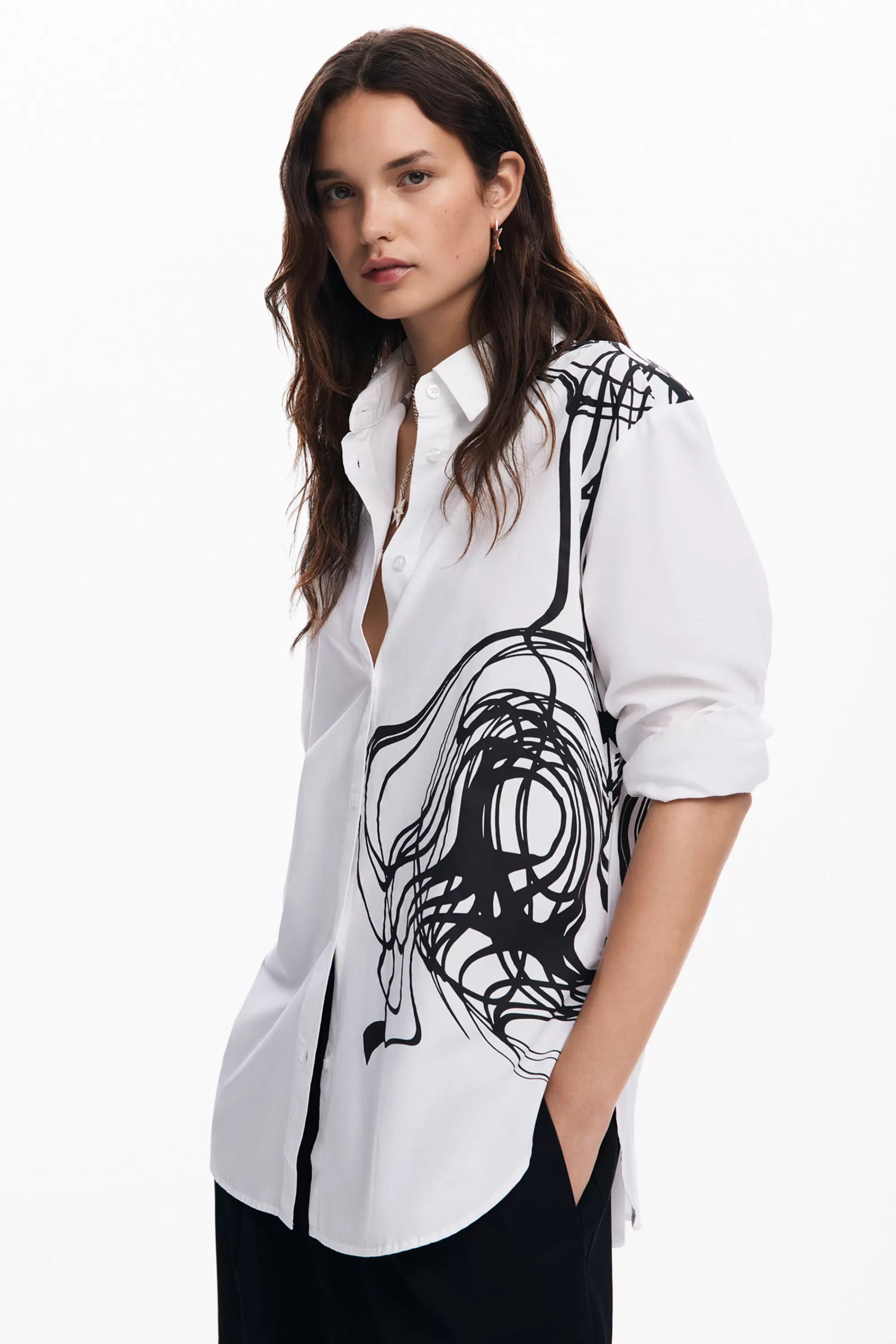 Desigual Shirts And Blouses>Oversized shirt M. Christian Lacroix