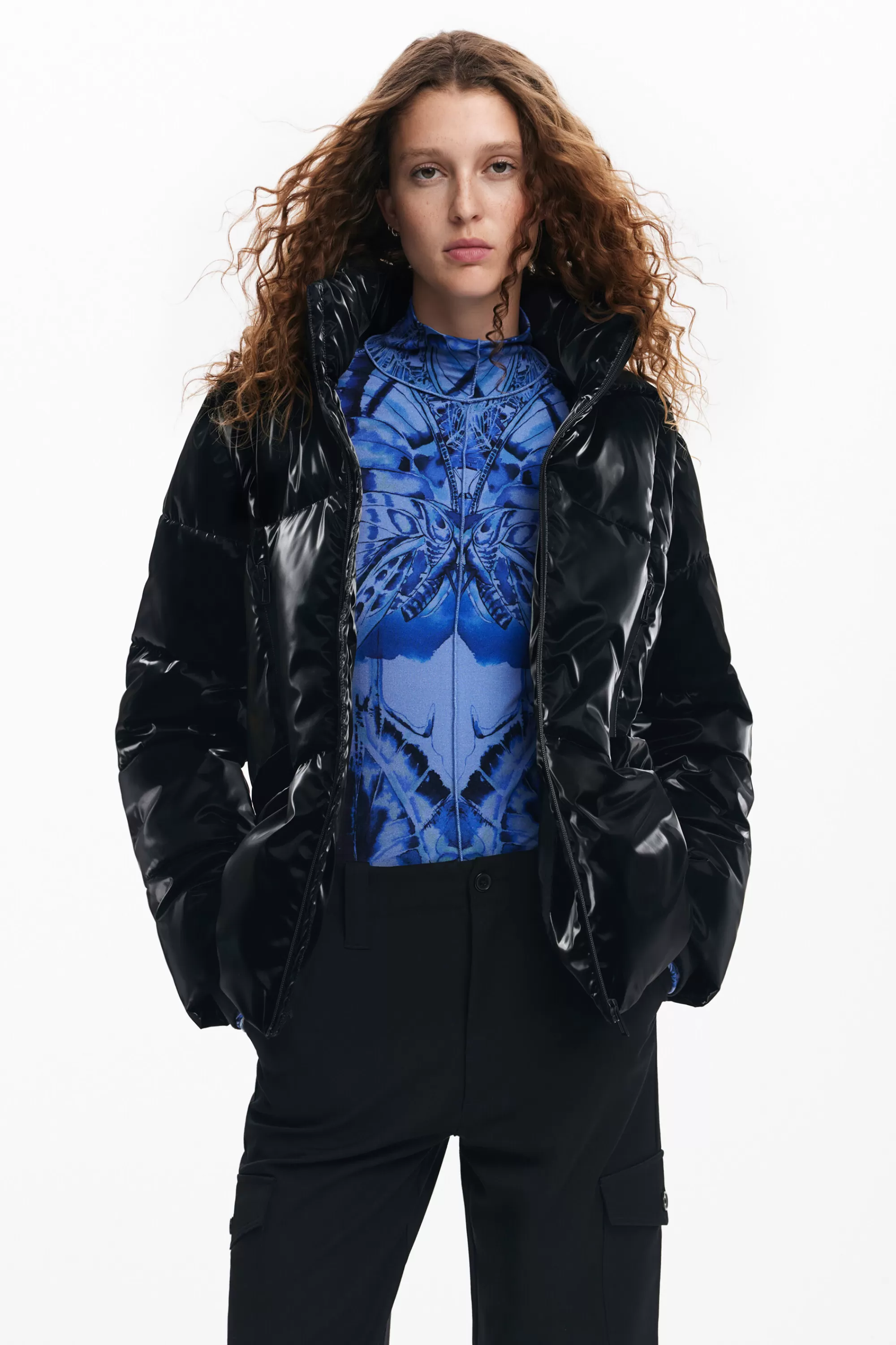 Desigual Coats And Jackets>Padded coat with hood