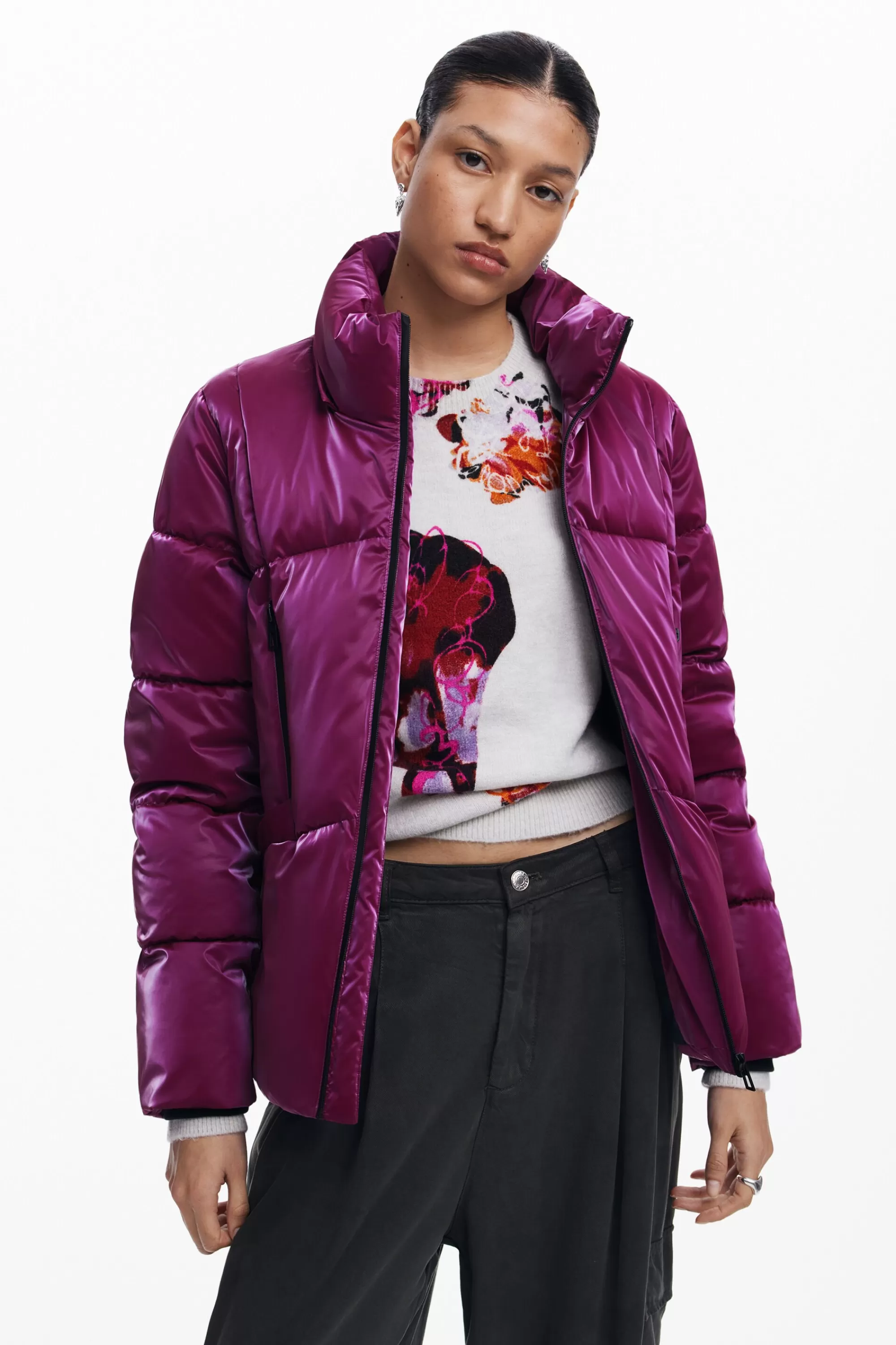 Desigual Coats And Jackets>Padded coat with hood