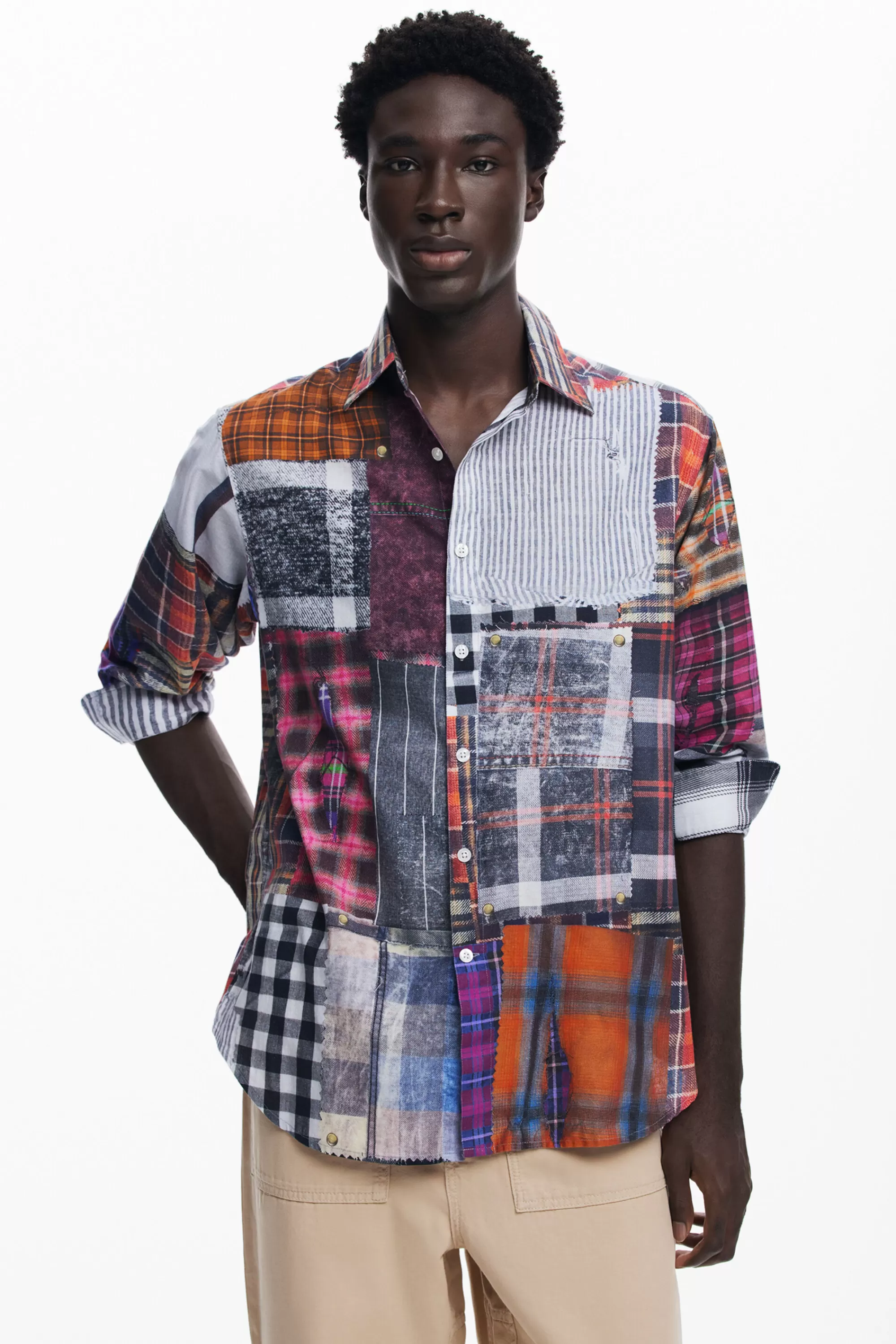 Desigual T-shirts | Shirts>Patched shirt