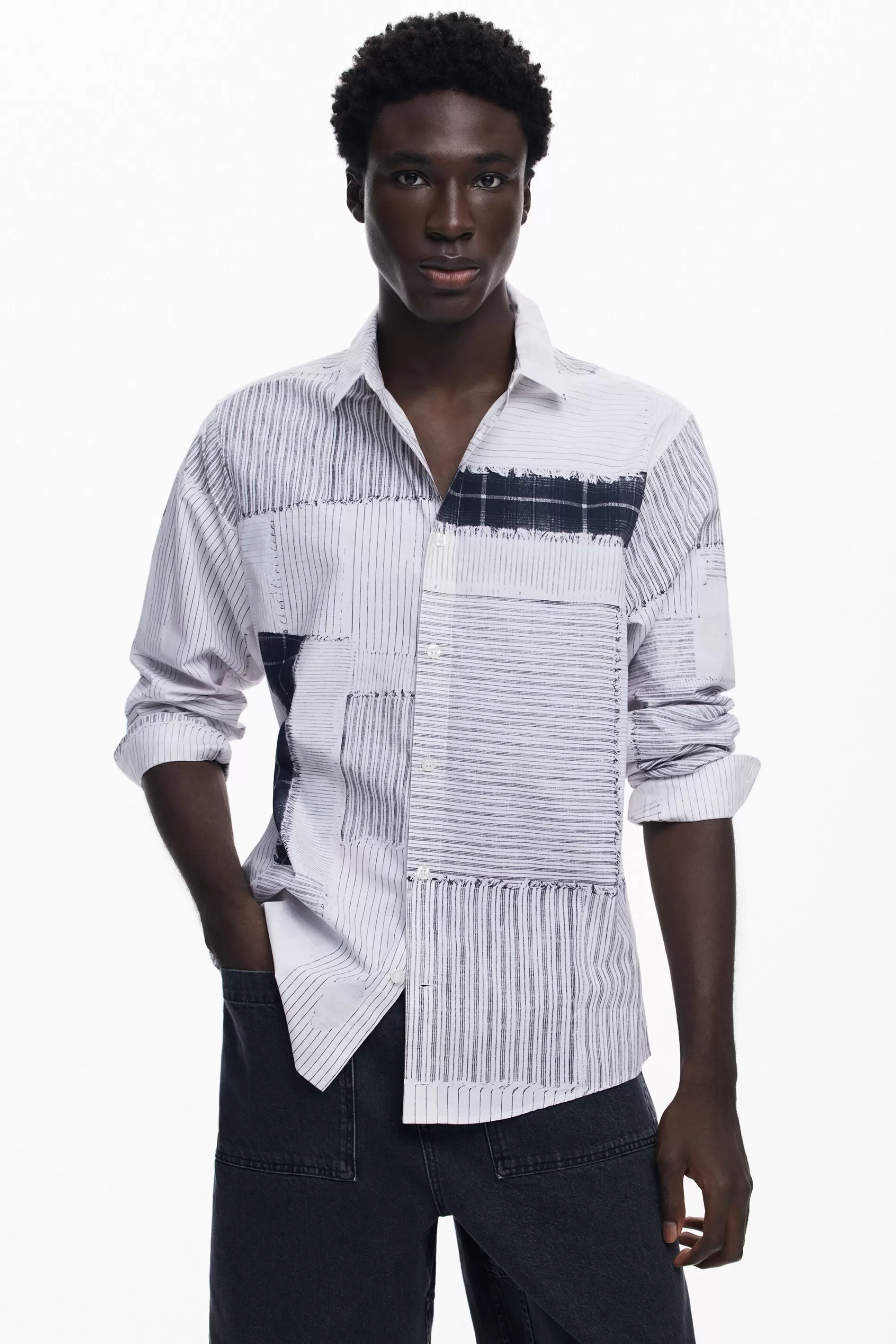 Desigual T-shirts | Shirts>Patchwork shirt